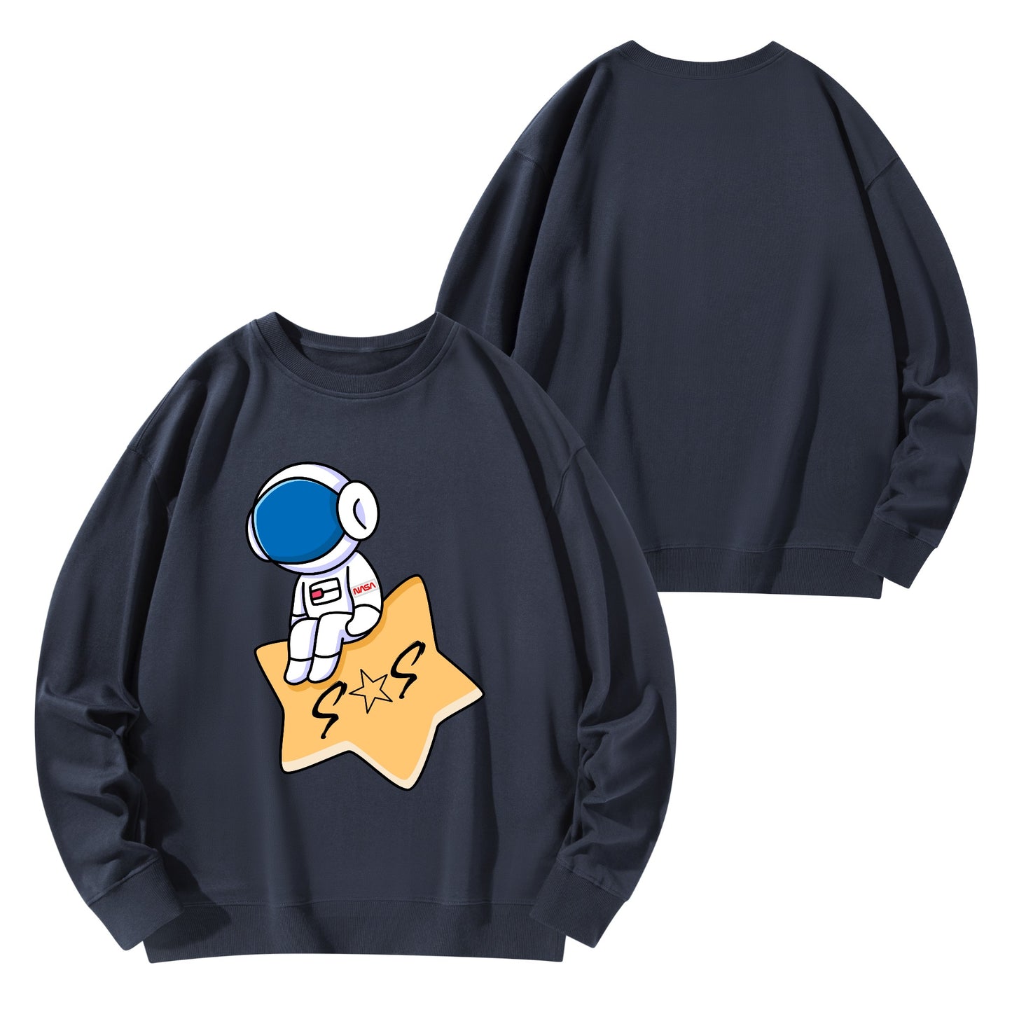 S.O.S Astronaut Mens/Womens Adult Cotton Sweater Shirt