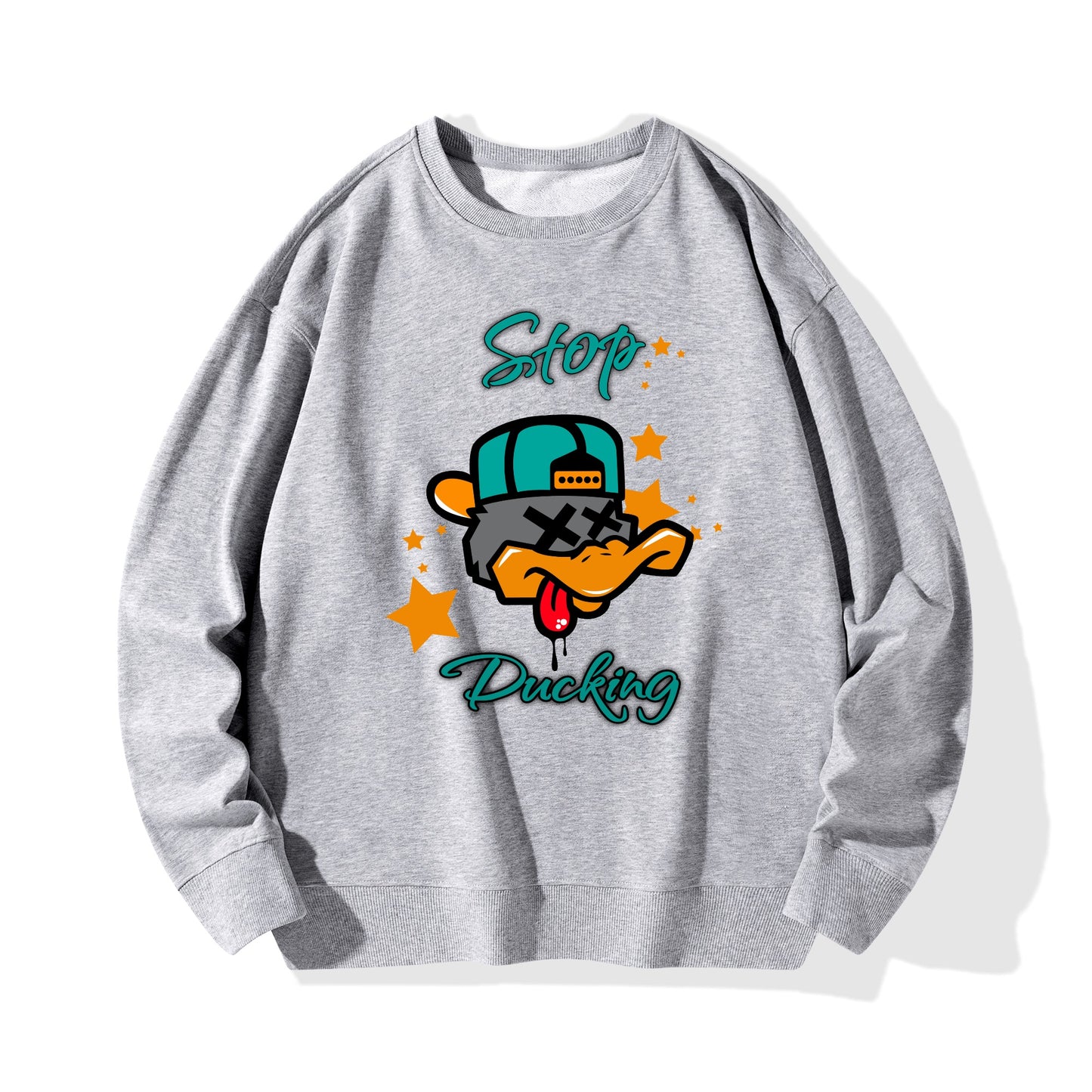 Star Duck Mens/Womens Adult Cotton Sweater Shirt