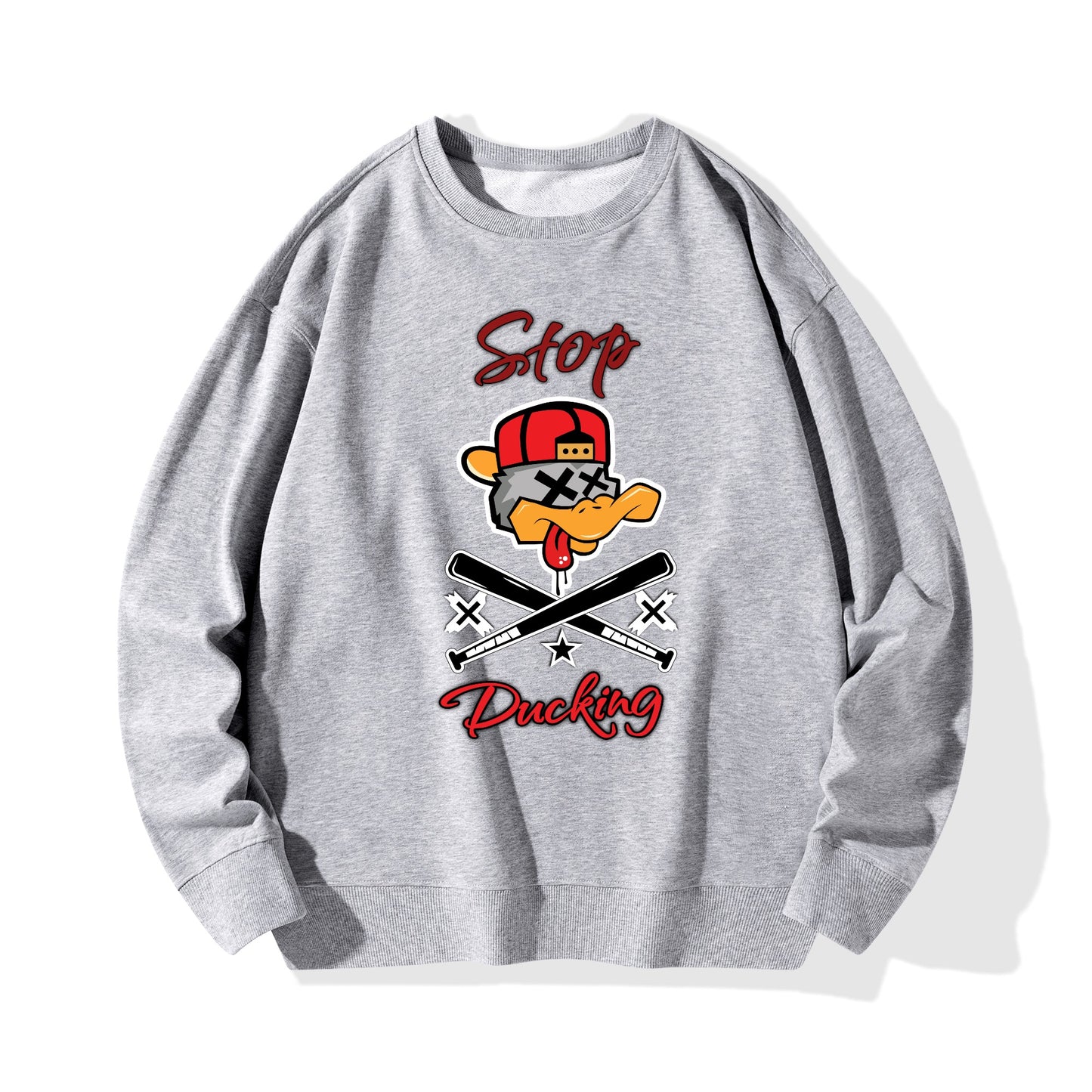 Stop Ducking Mens/Womens Adult Cotton Sweater Shirt