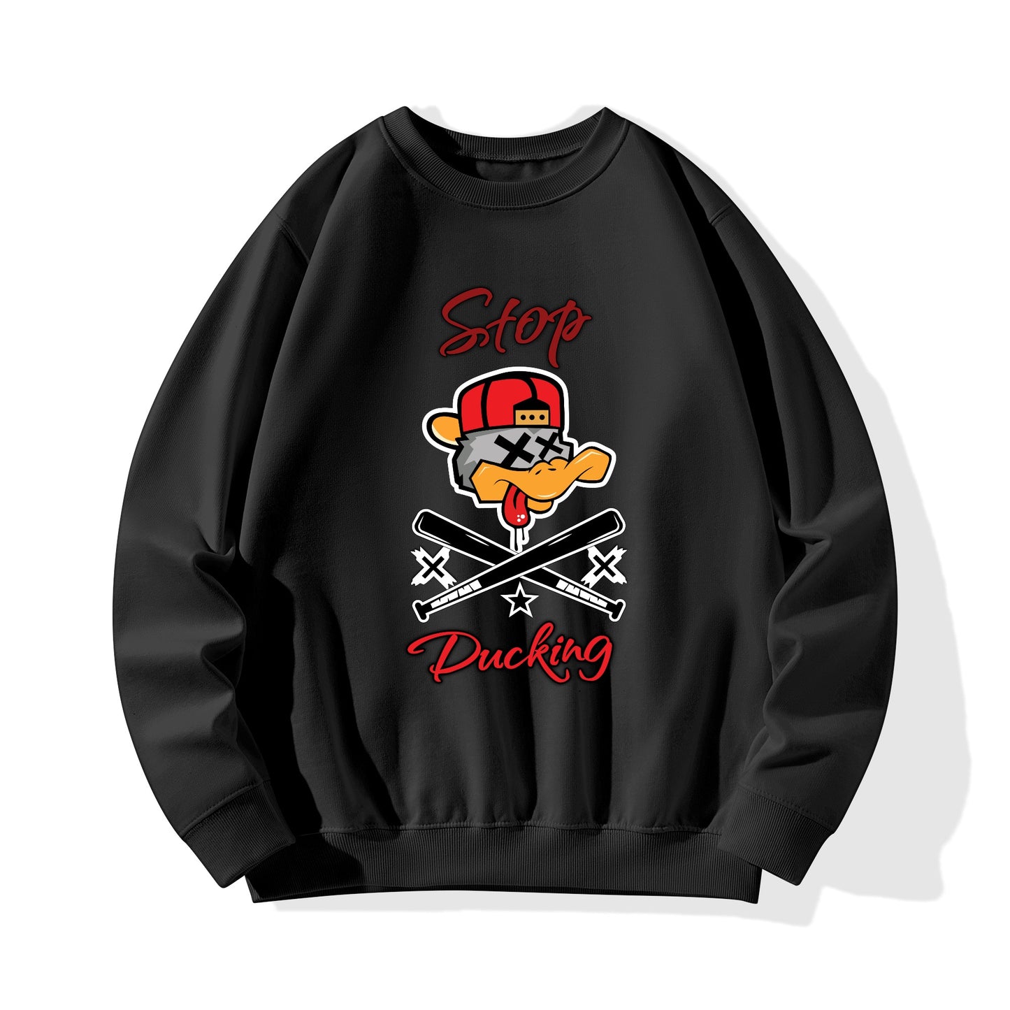 Stop Ducking Mens/Womens Adult Cotton Sweater Shirt