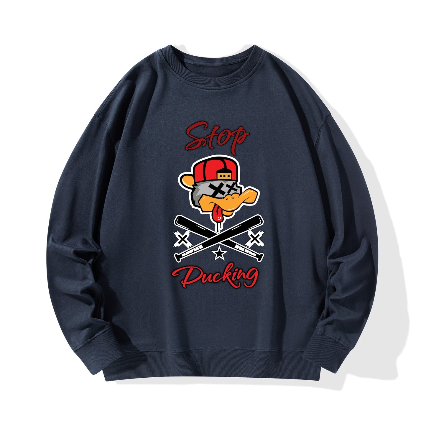 Stop Ducking Mens/Womens Adult Cotton Sweater Shirt