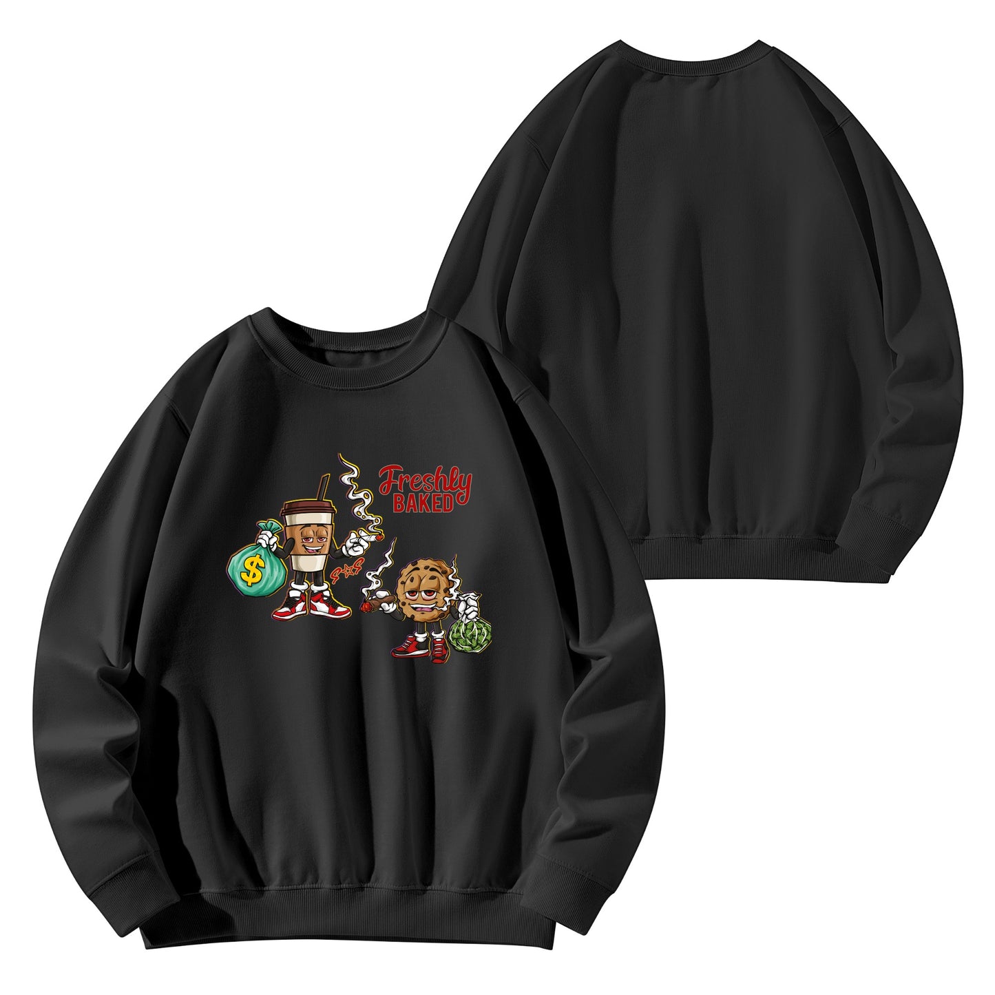 Freshly Baked Mens /Womens  Adult Cotton Sweater Shirt