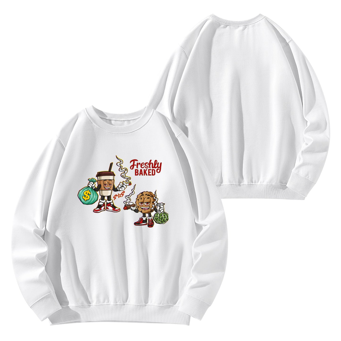 Freshly Baked Mens /Womens  Adult Cotton Sweater Shirt