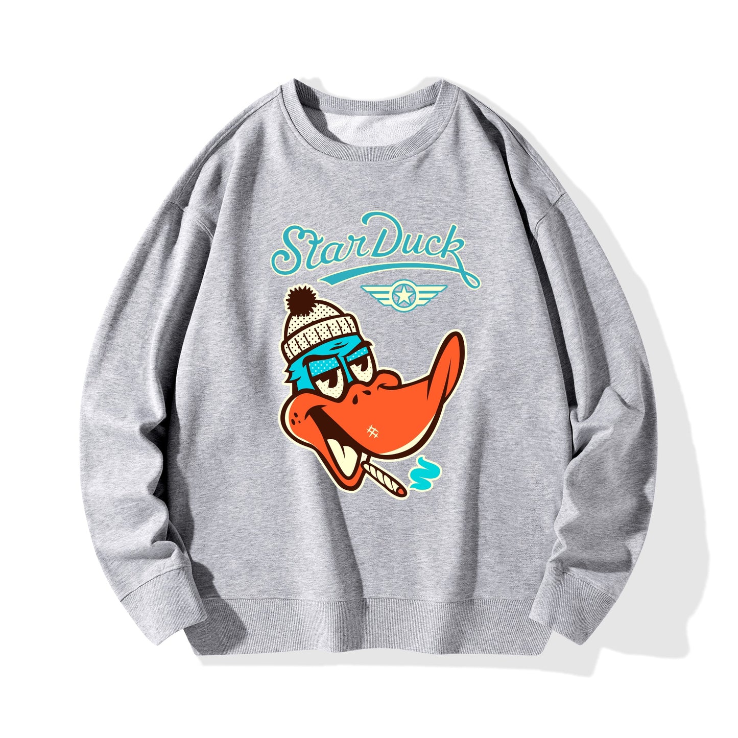 Star Duck Mens/Womens Adult Cotton Sweater Shirt