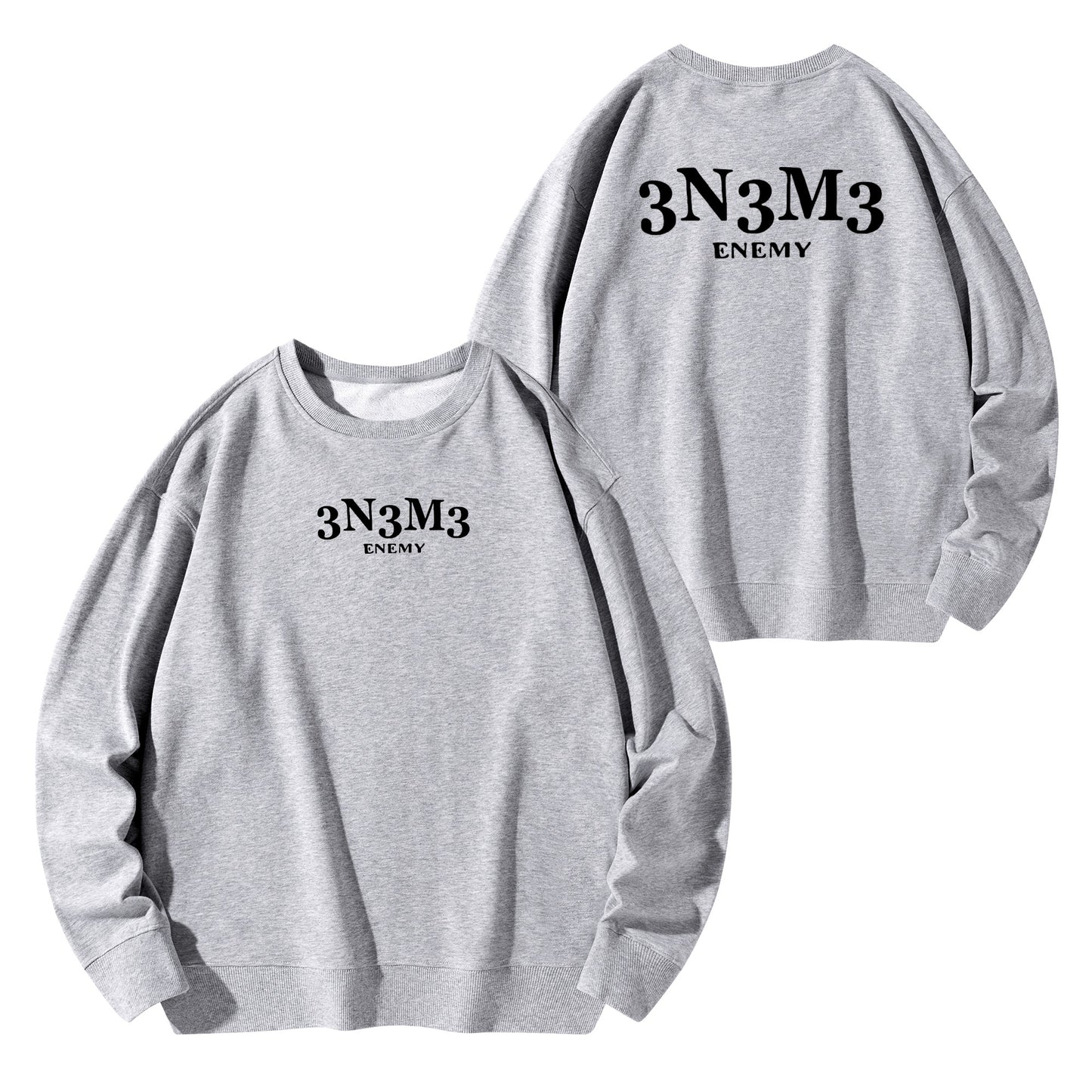 3.N.3.M.3 Enemy Mens/Womens Adult Cotton Sweater Shirt