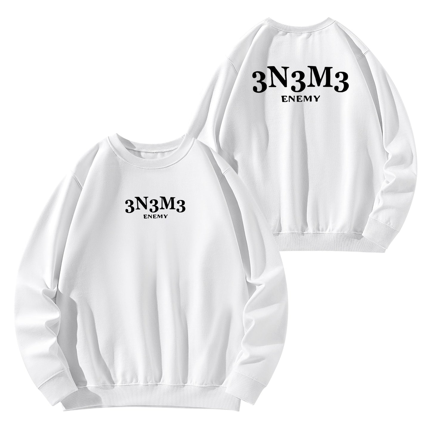 3.N.3.M.3 Enemy Mens/Womens Adult Cotton Sweater Shirt