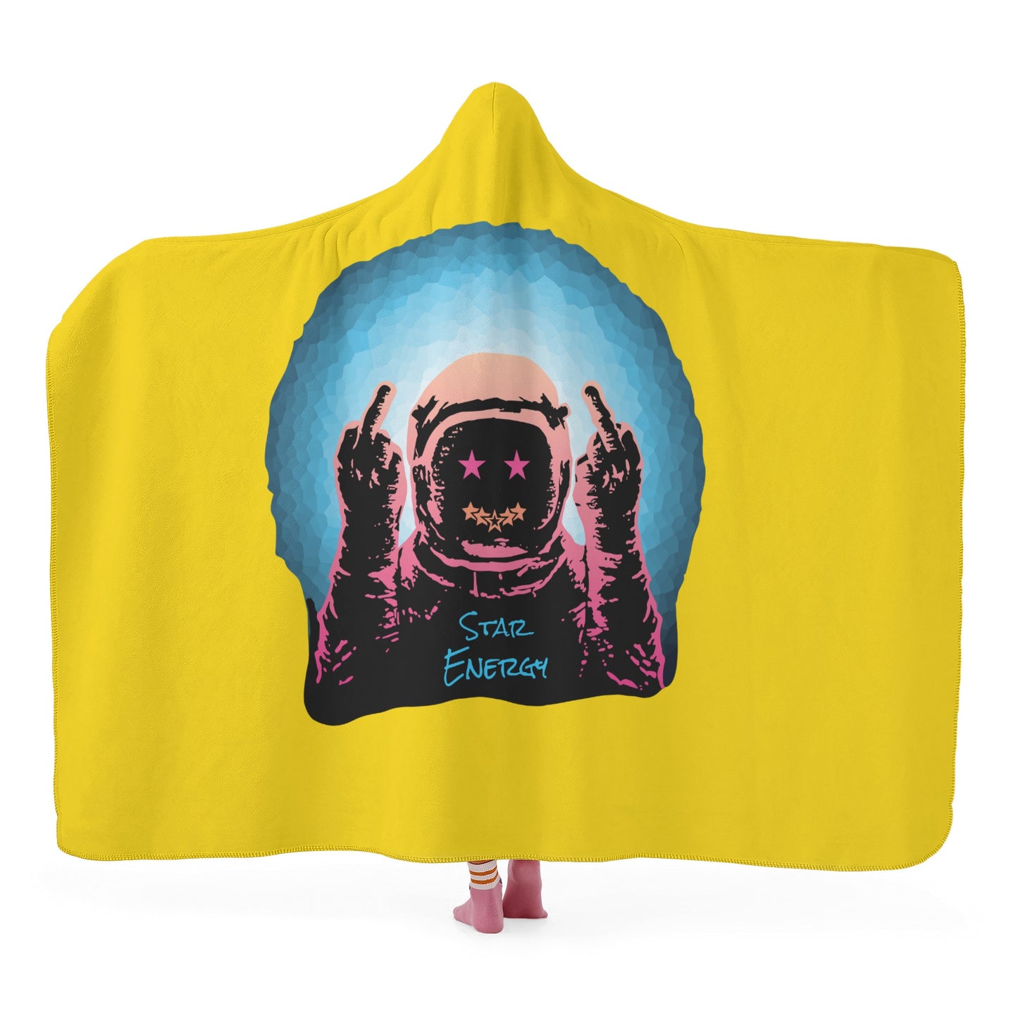 Star Energy 1.0 Gold Hooded Blanket