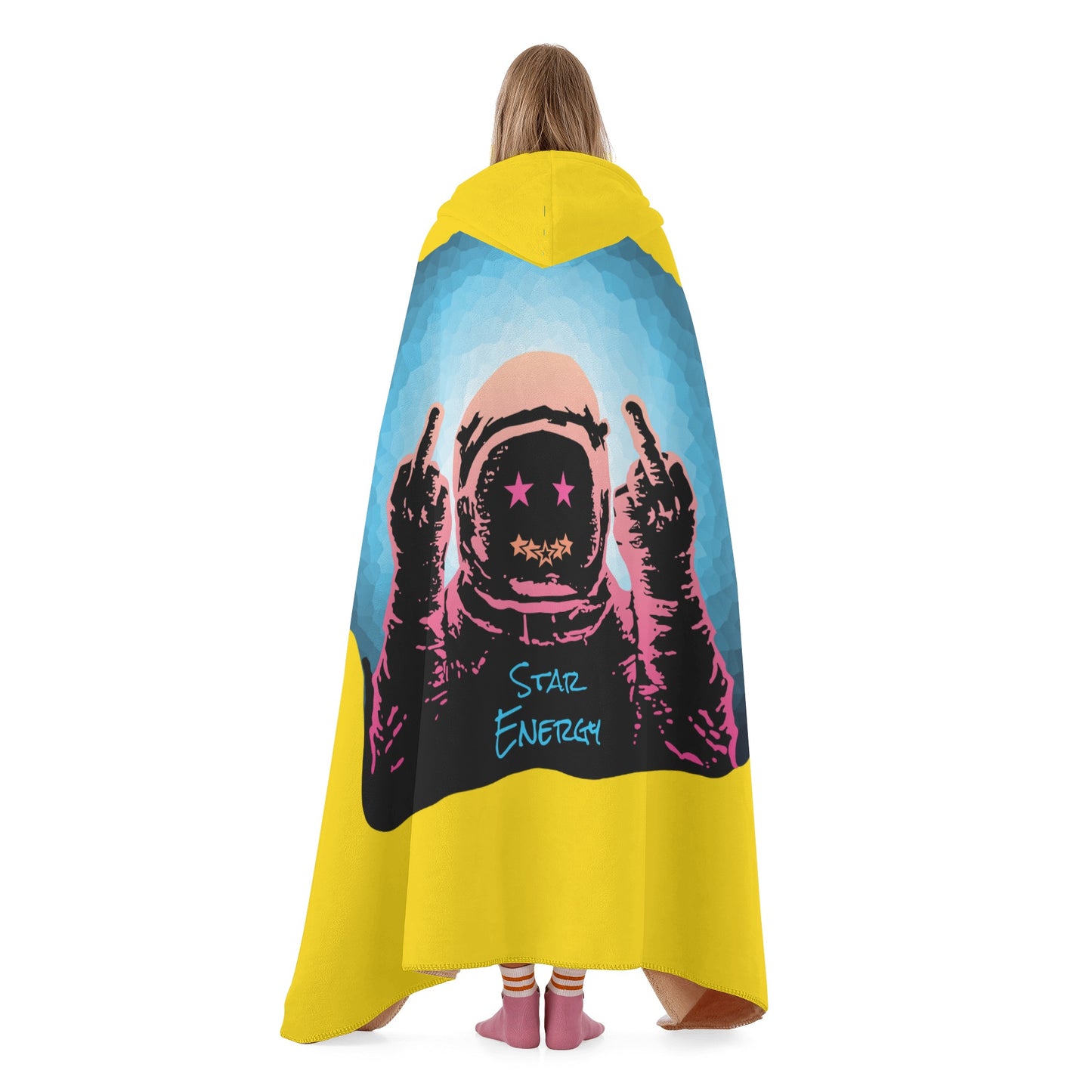 Star Energy 1.0 Gold Hooded Blanket