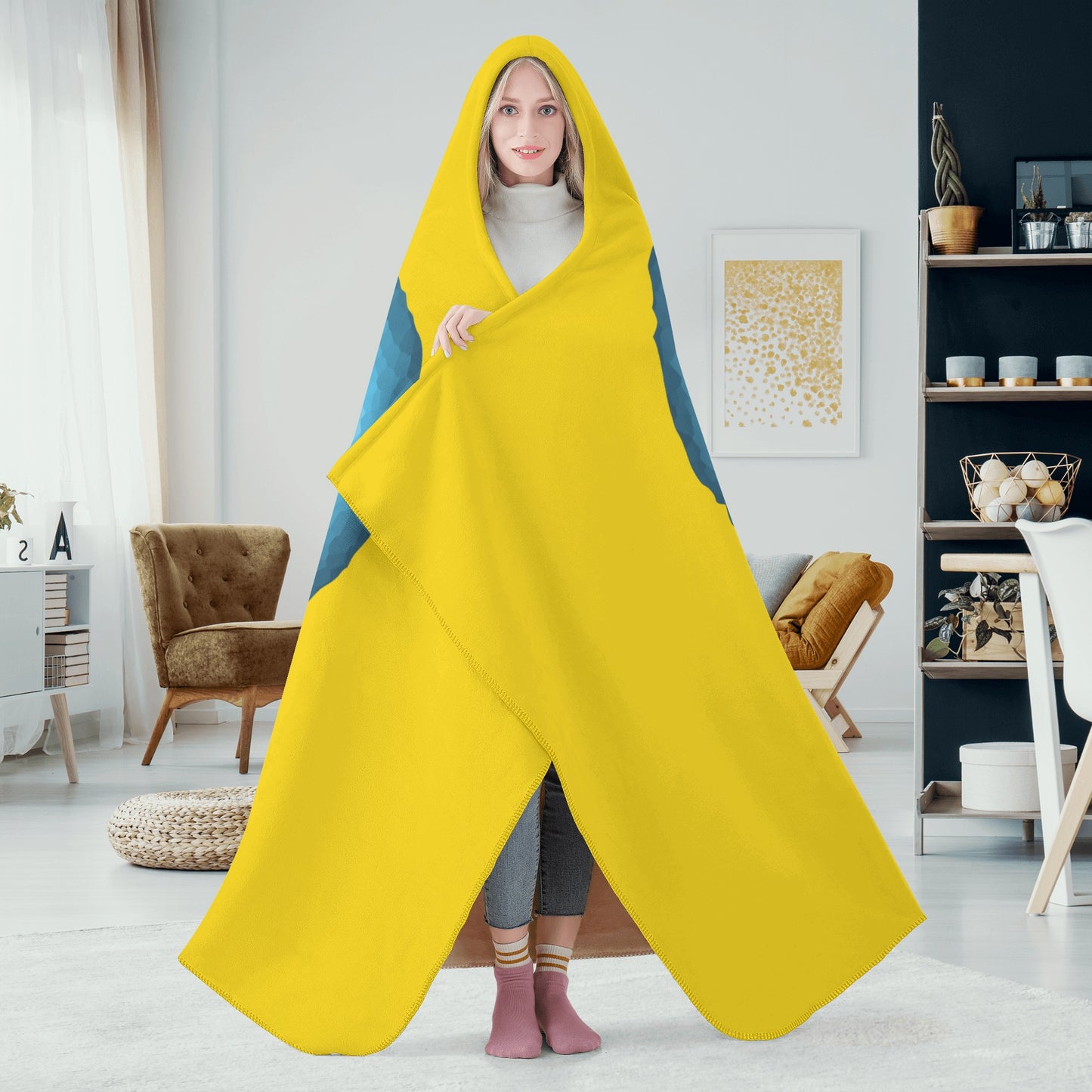 Star Energy 1.0 Gold Hooded Blanket