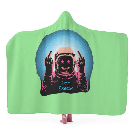 Star Energy 1.0 Mint Green Hooded Blanket