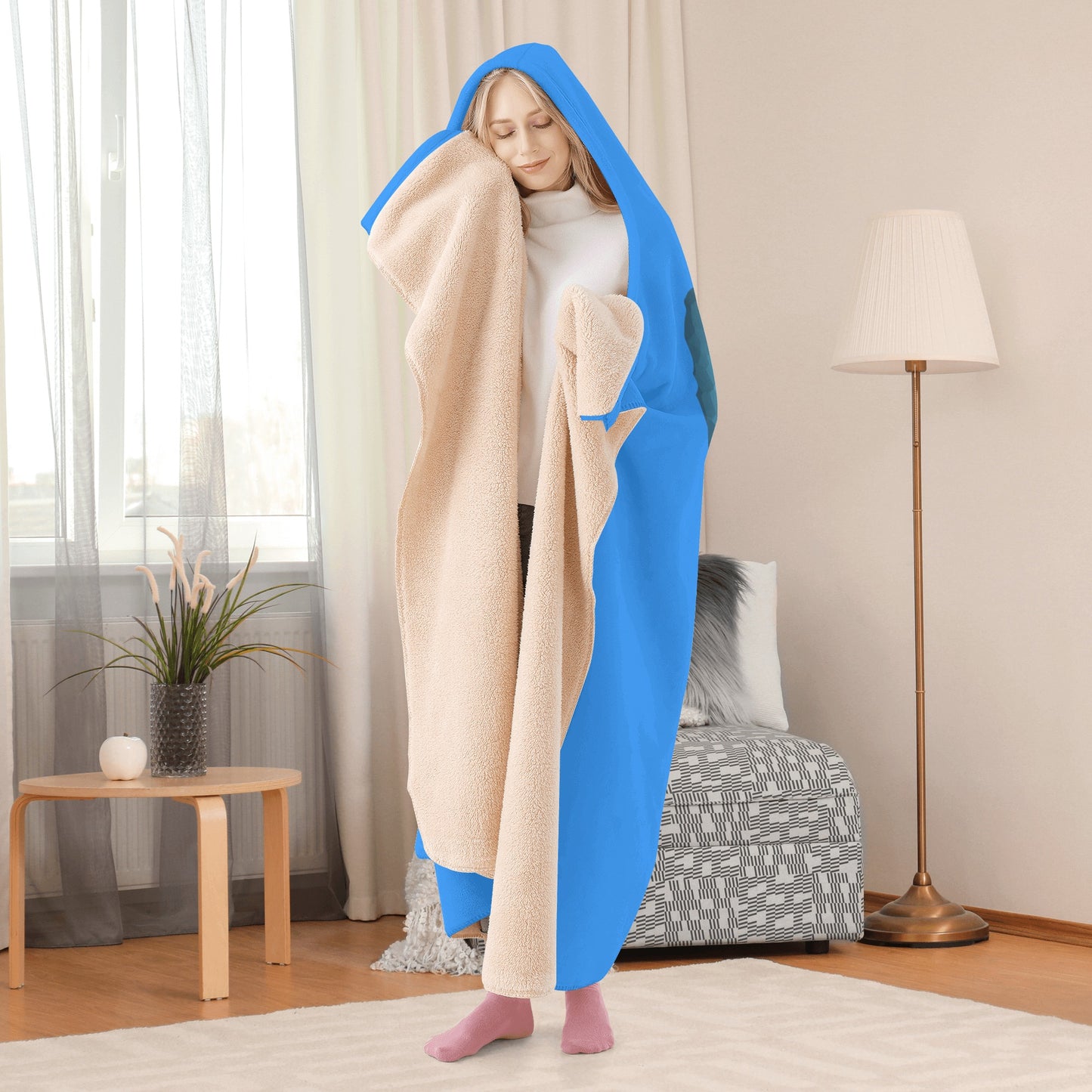 Star Energy 1.0 Blue Hooded Blanket