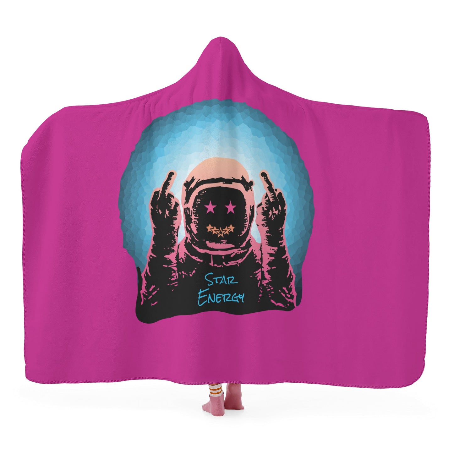 Star Energy 1.0 Purple Hooded Blanket