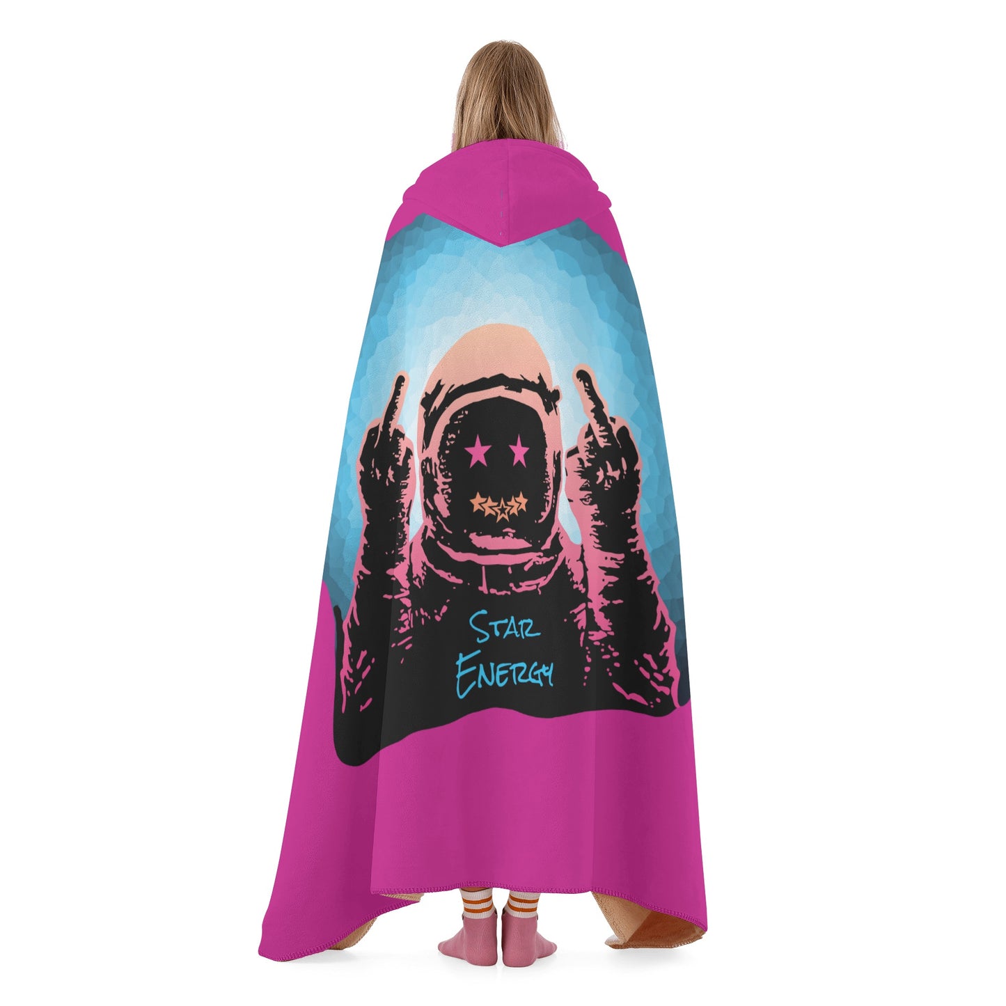 Star Energy 1.0 Purple Hooded Blanket