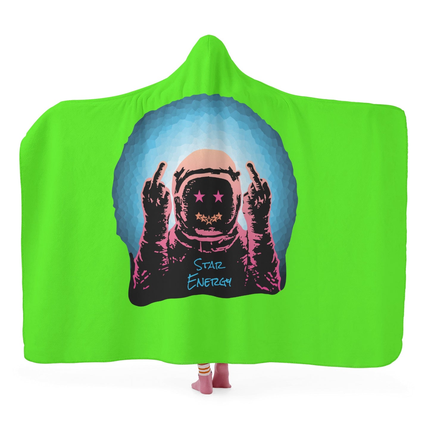 Star Energy 1.0 Goo Green Hooded Blanket