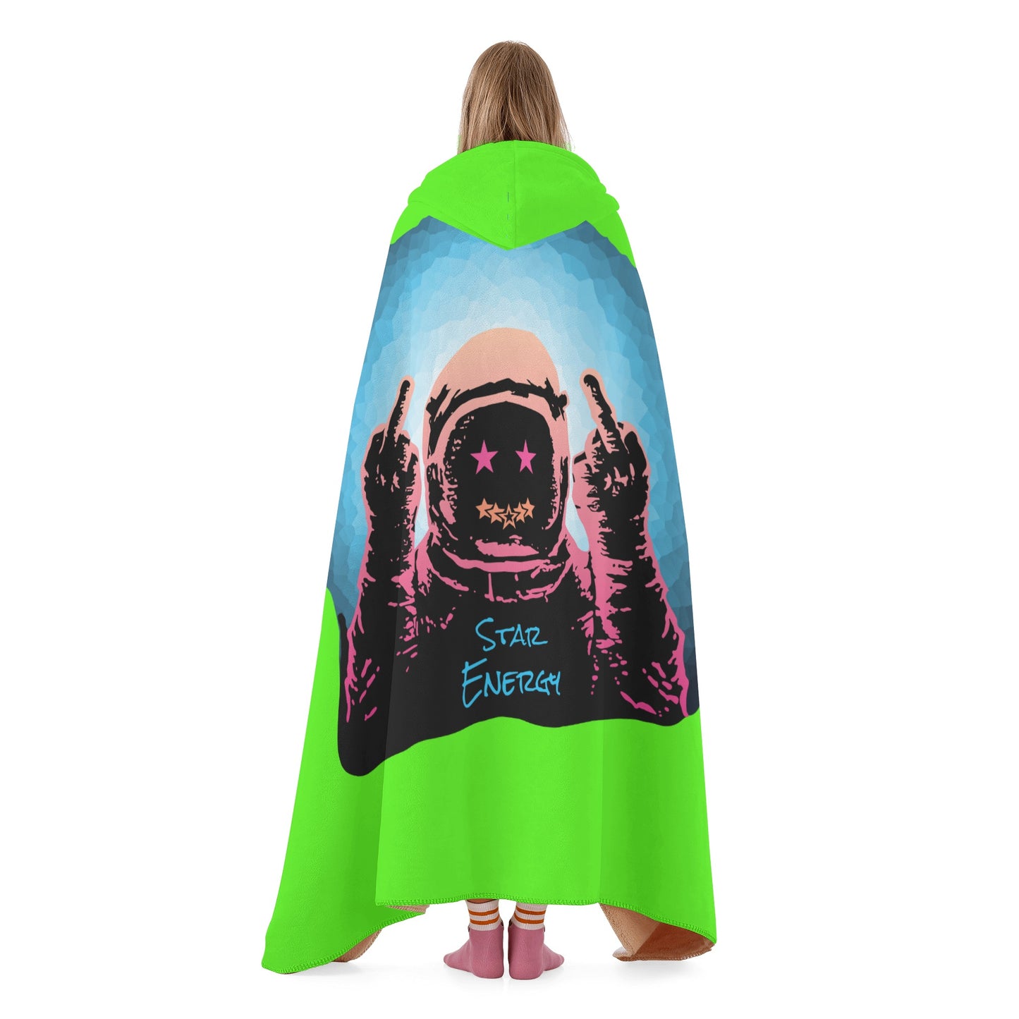 Star Energy 1.0 Goo Green Hooded Blanket