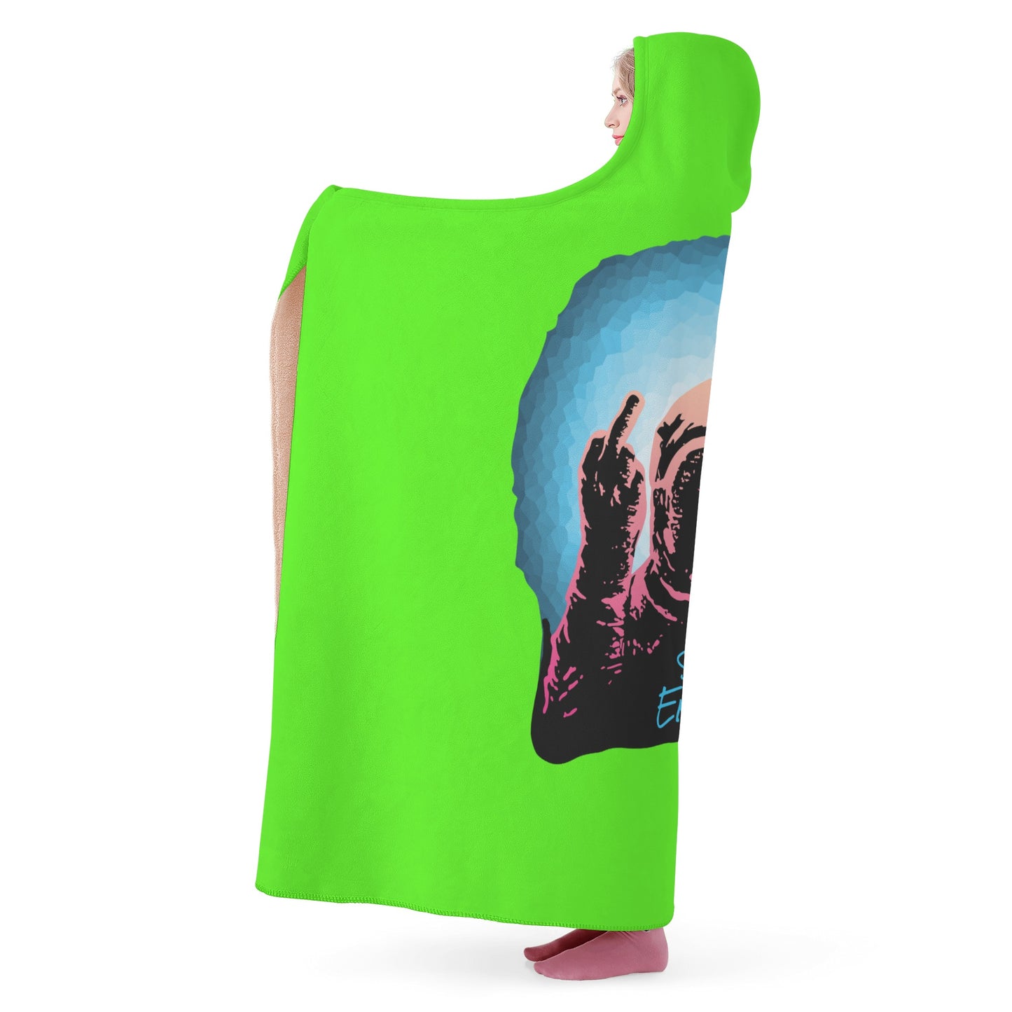 Star Energy 1.0 Goo Green Hooded Blanket