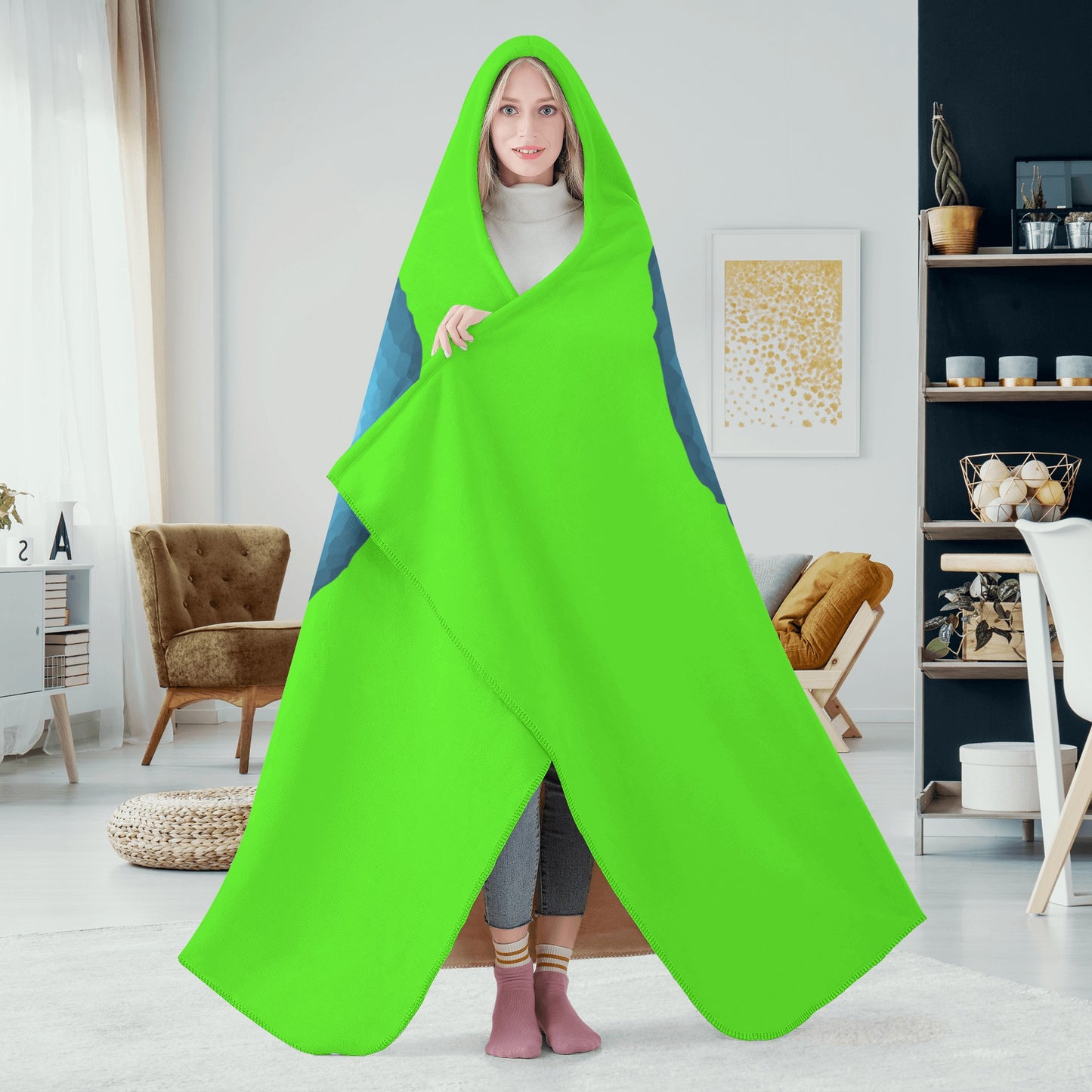 Star Energy 1.0 Goo Green Hooded Blanket