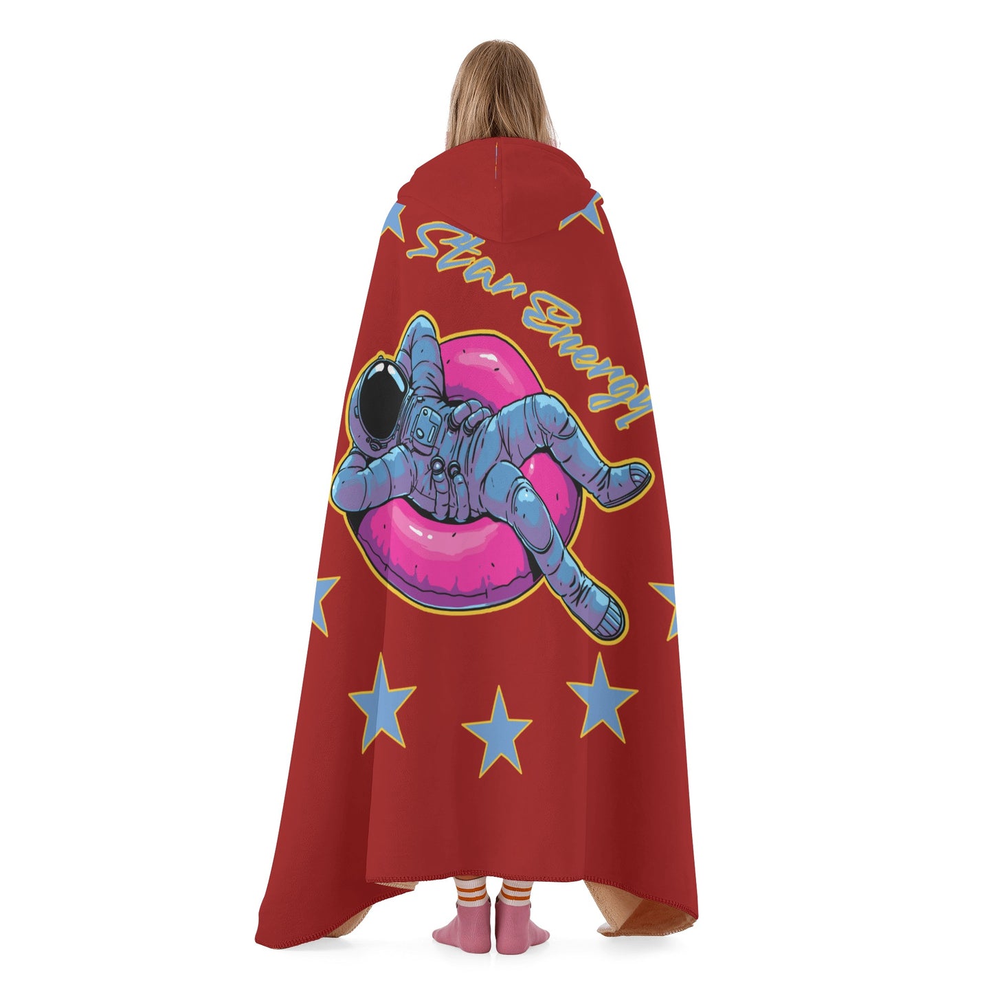 Star Energy 2.0 Maroon Hooded Blanket