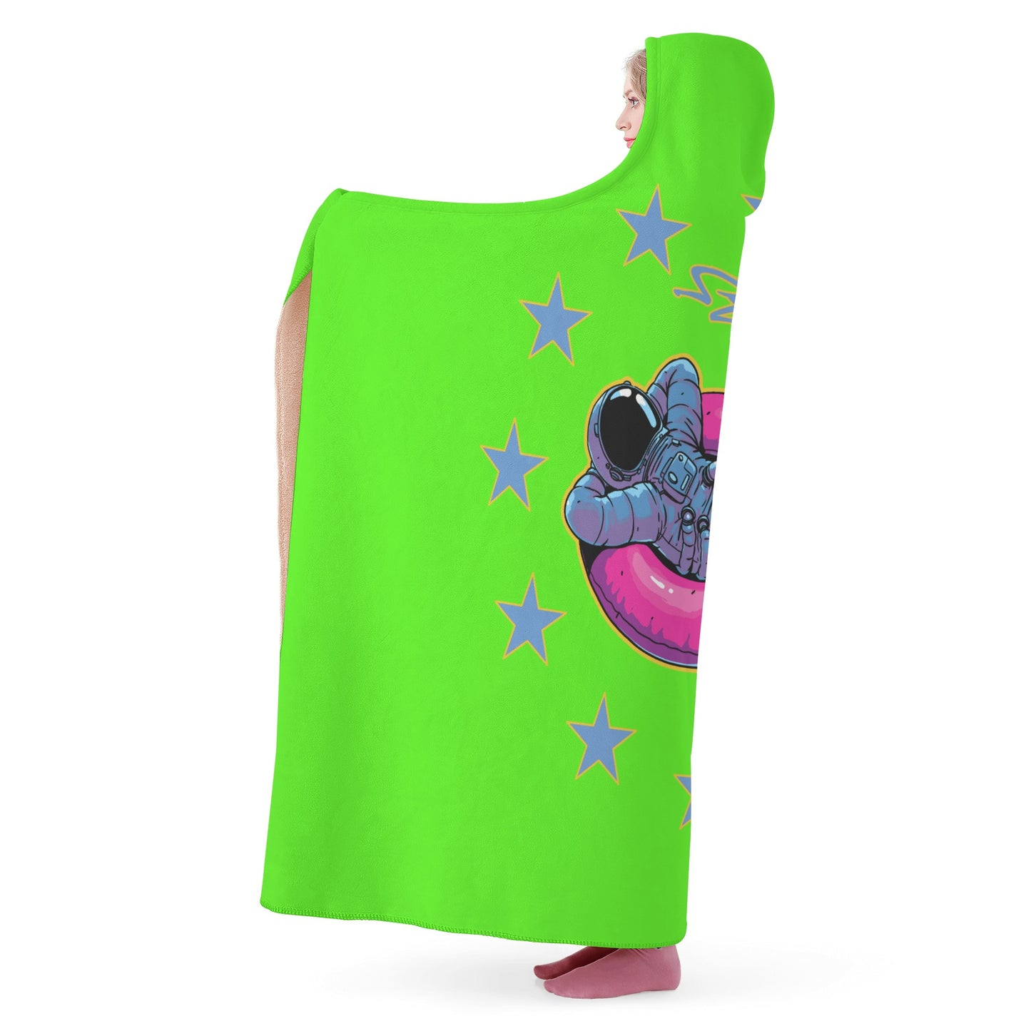 Star Energy 2.0 Goo Green Hooded Blanket