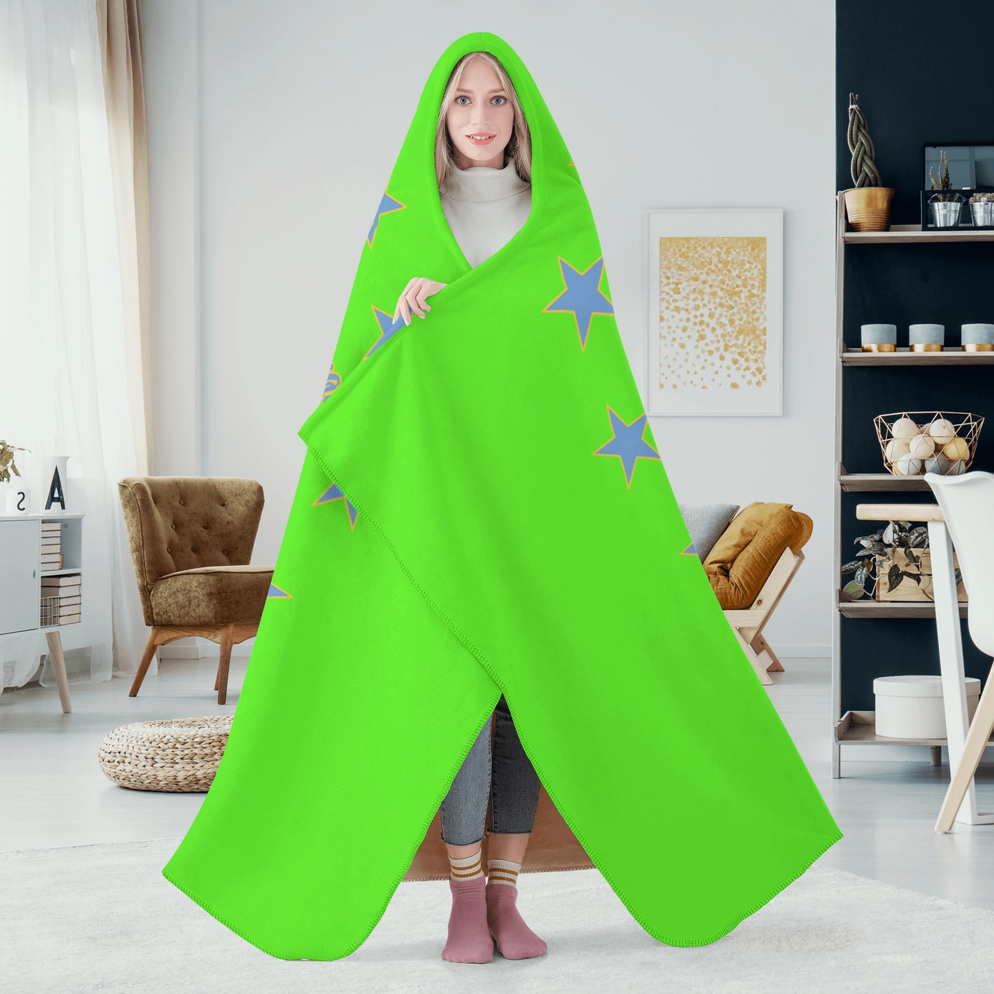 Star Energy 2.0 Goo Green Hooded Blanket