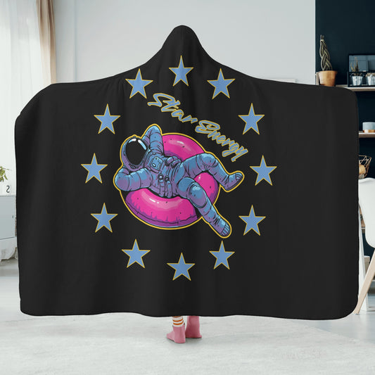 Star Energy 2.0 Black Hooded Blanket