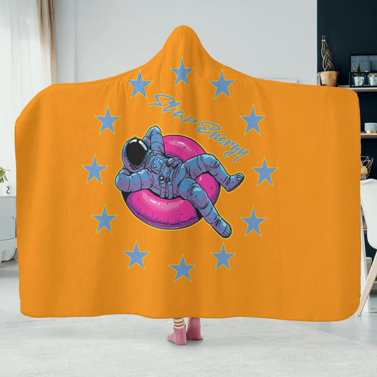 Star Energy 2.0 Orange Hooded Blanket