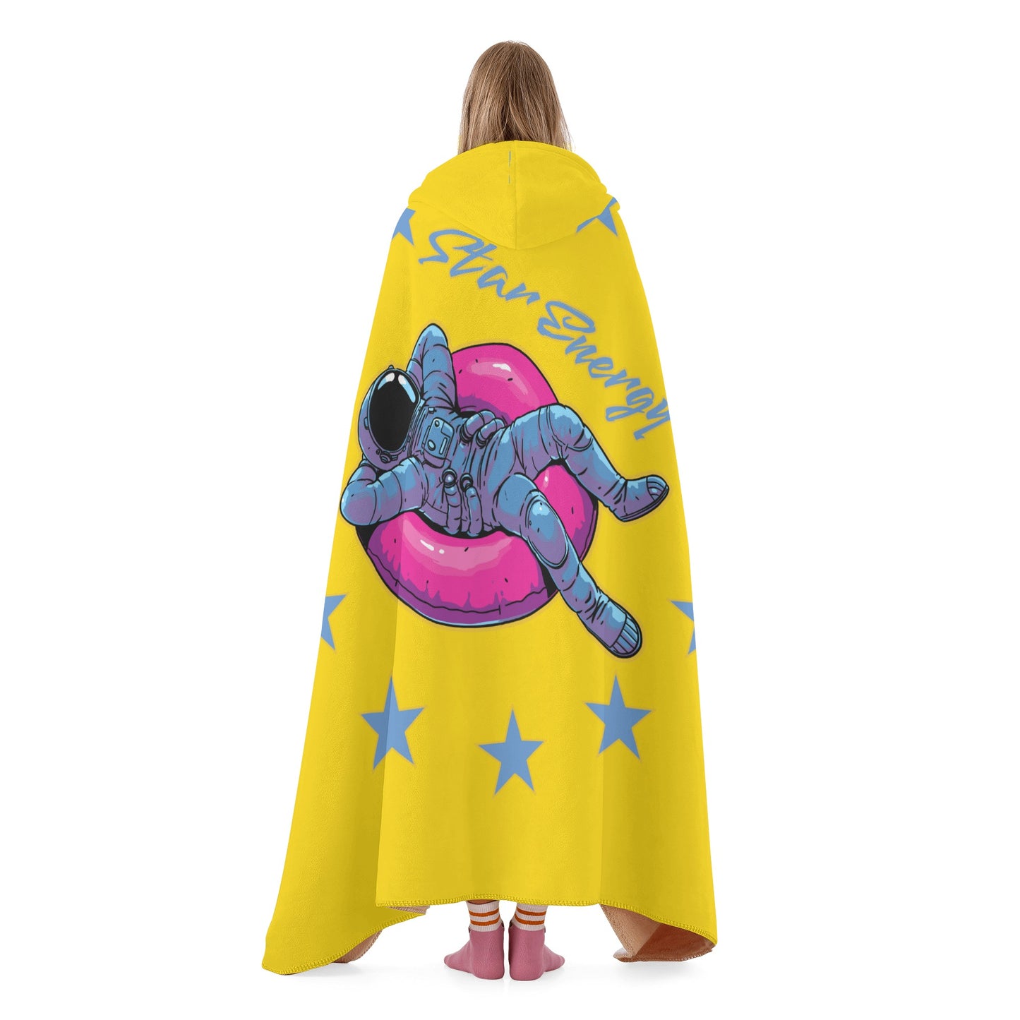 Star Energy 2.0 Gold Hooded Blanket