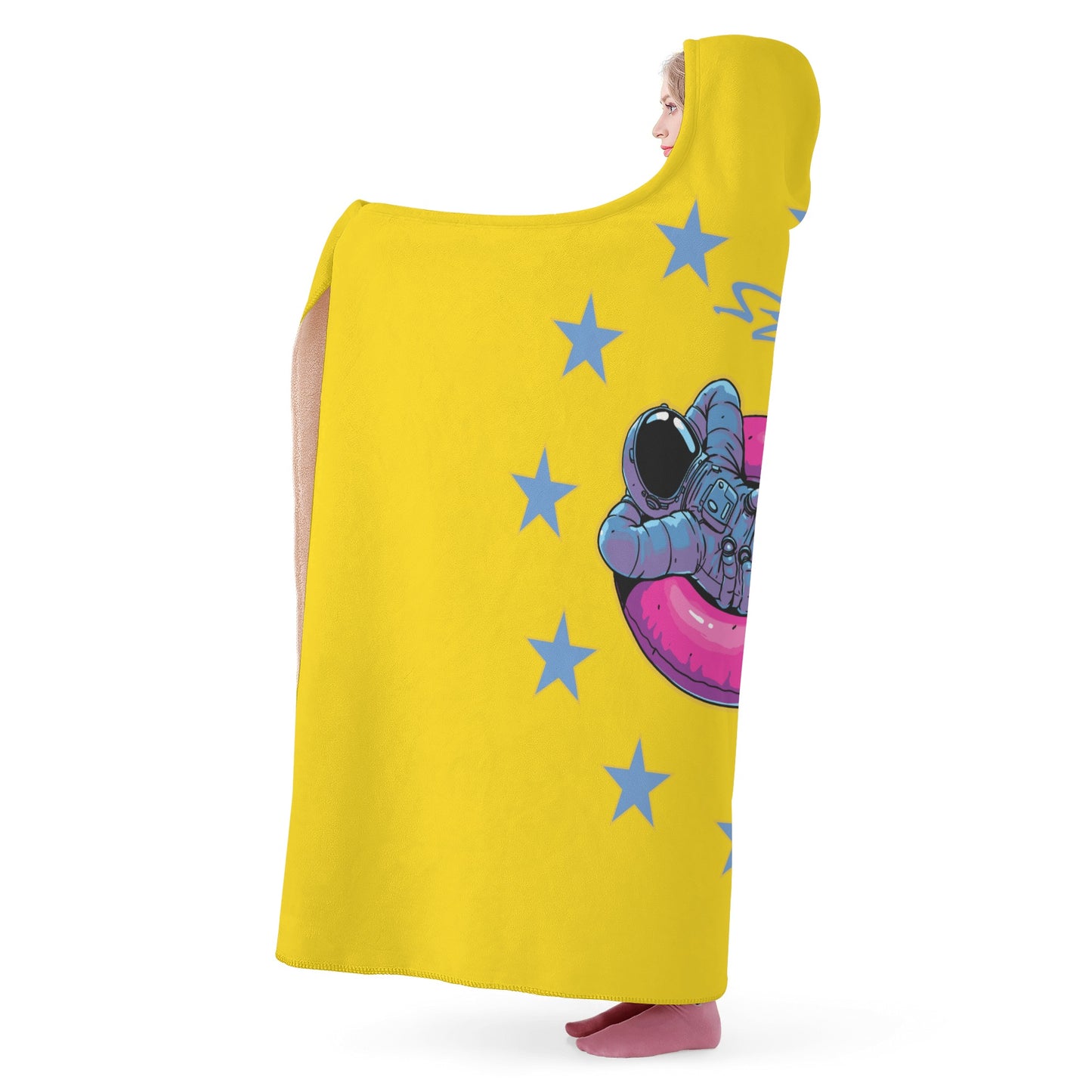 Star Energy 2.0 Gold Hooded Blanket