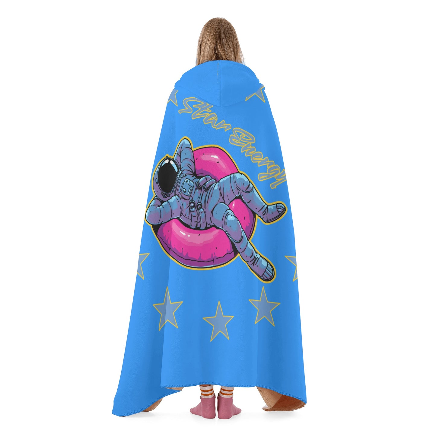 Star Energy 2.0 Blue Hooded Blanket