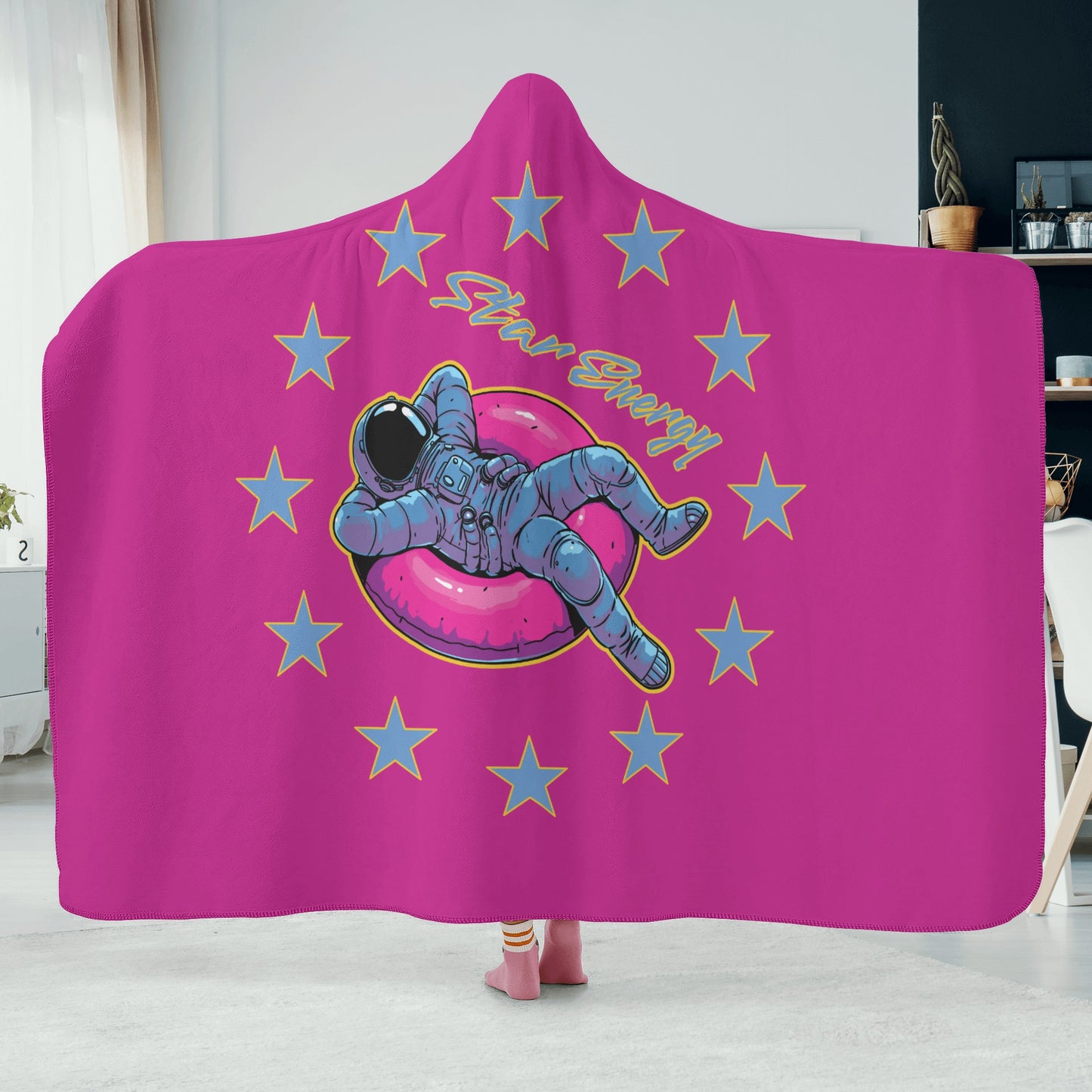 Star Energy 2.0 Purple Hooded Blanket