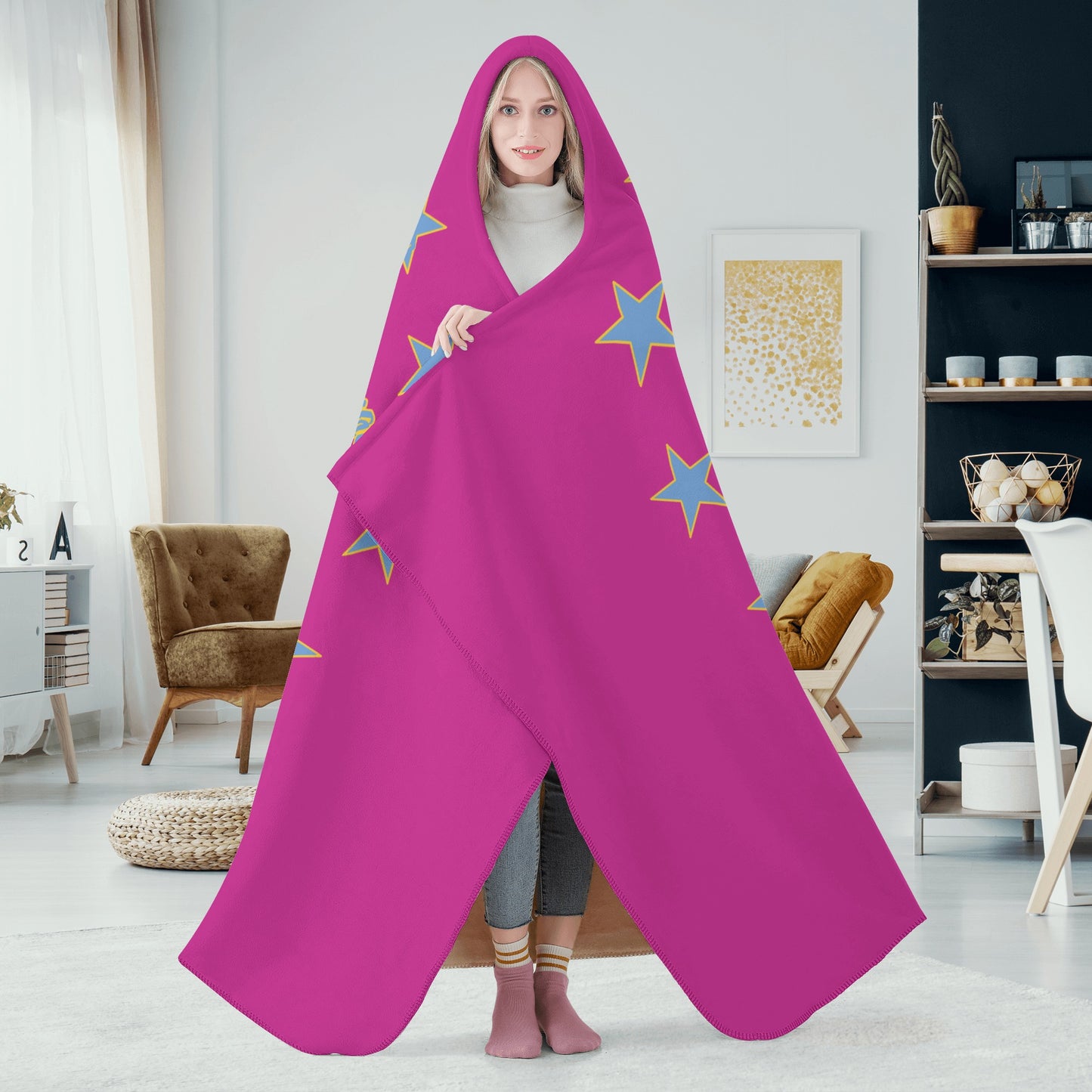 Star Energy 2.0 Purple Hooded Blanket