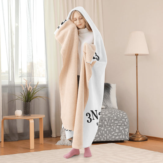 3.N.3.M.3 Enemy White Hooded Blanket