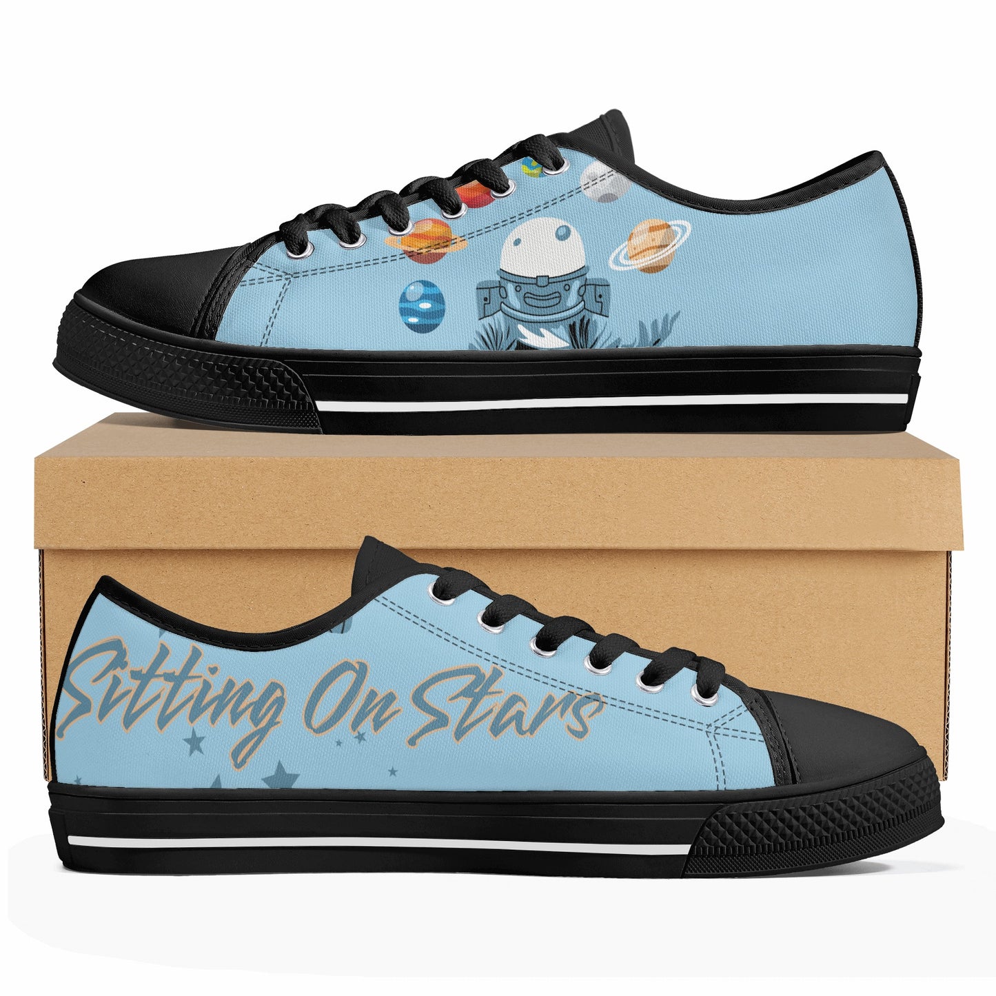 Sitting On Stars Meditation Mens Low Top Star Kicks