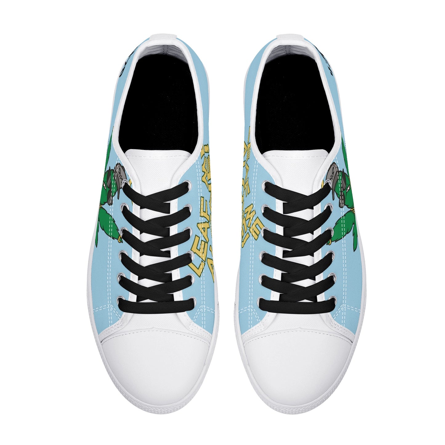 Leaf Me Alone 420 Edition 3.0 Mens Sky Blue Low Top Star Kicks