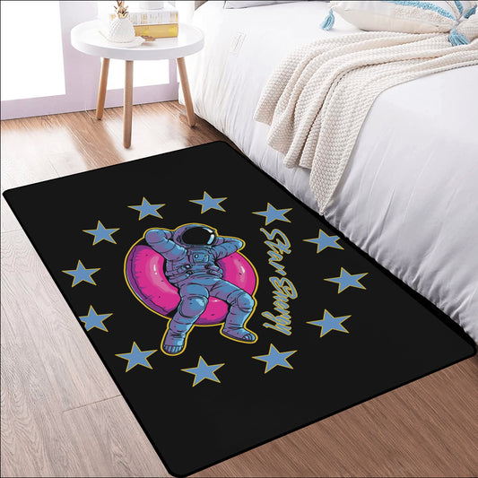 Star Energy 2.0 Black Sofa Area Bedroom Rug