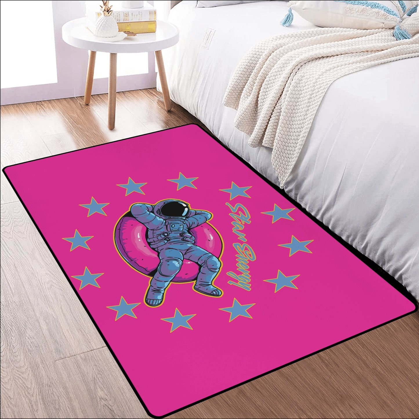 Star Energy 2.0 Pink Sofa Area Bedroom Rug