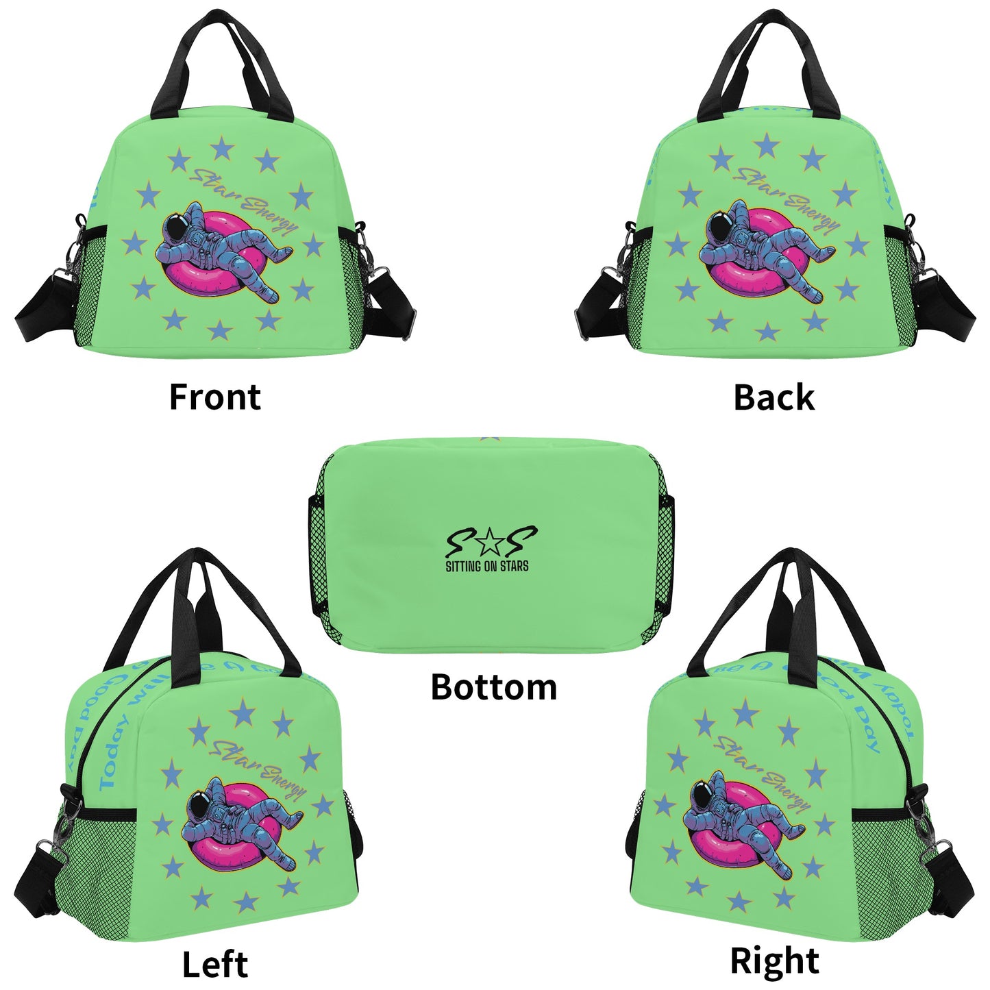 Star Energy 2.0 Mint Green Lunch Bag