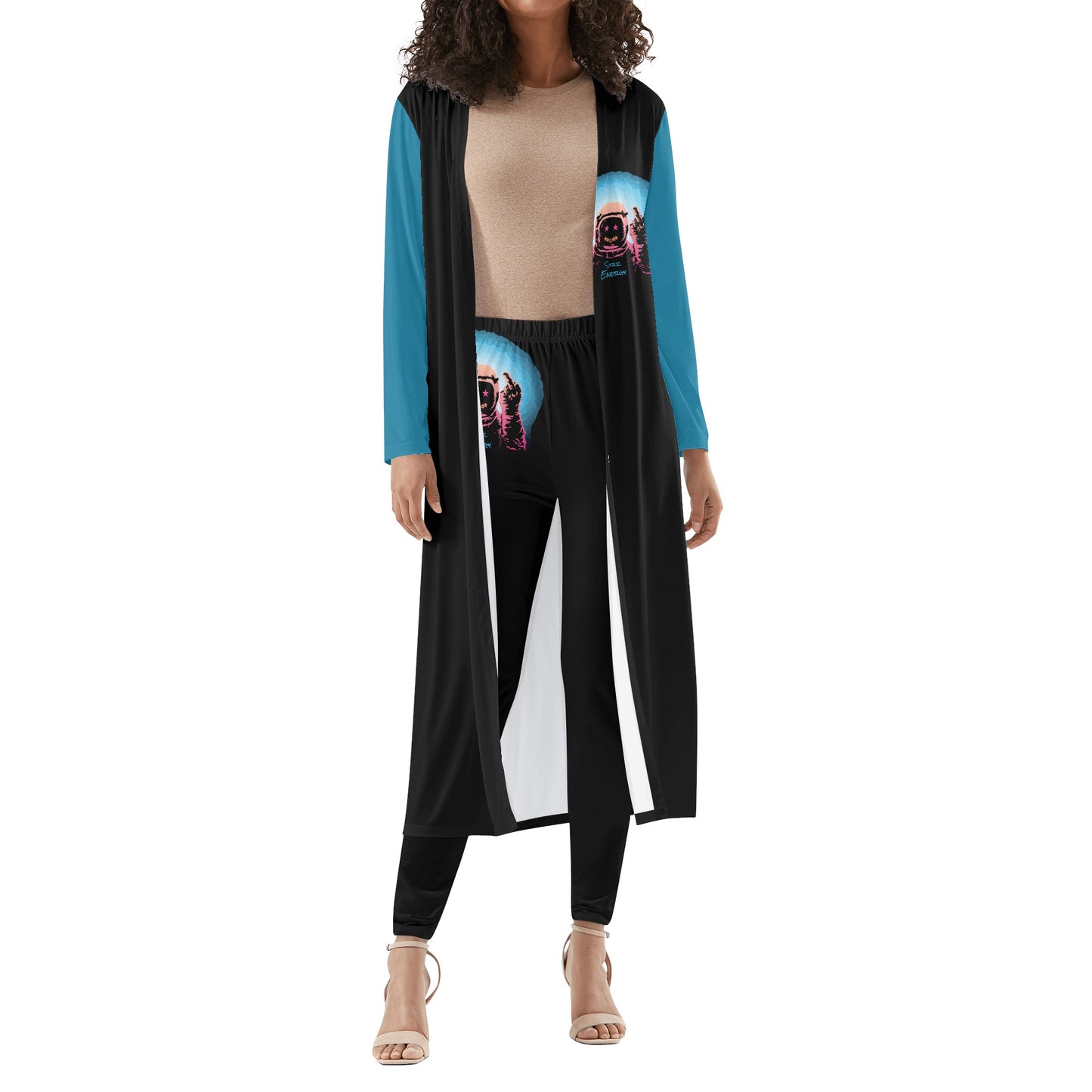 Star Energy 1.0 Womens Long Sleeve Cardigan and Leggings 2pcs