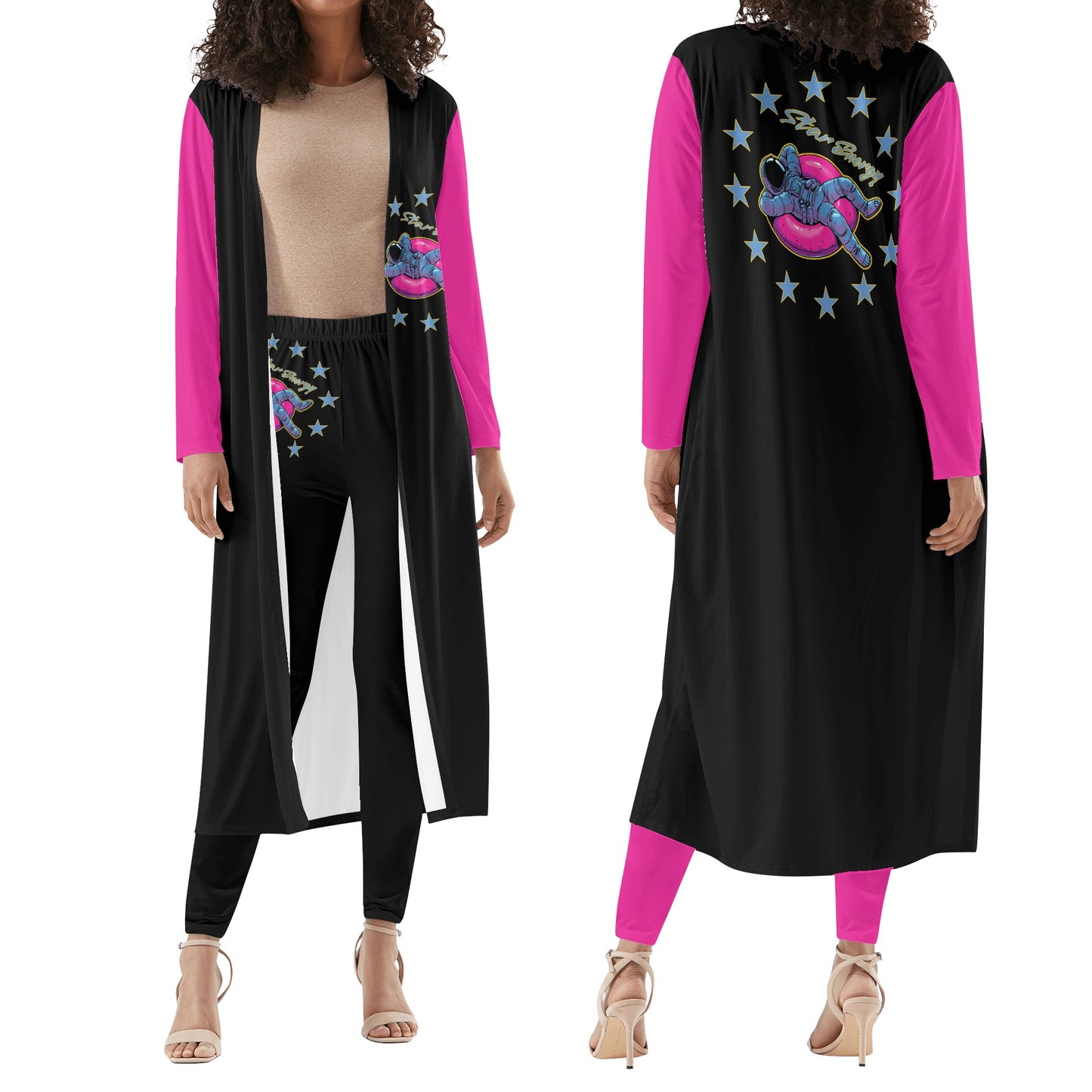 Star Energy 2.0 Womens Long Sleeve Cardigan and Leggings 2pcs