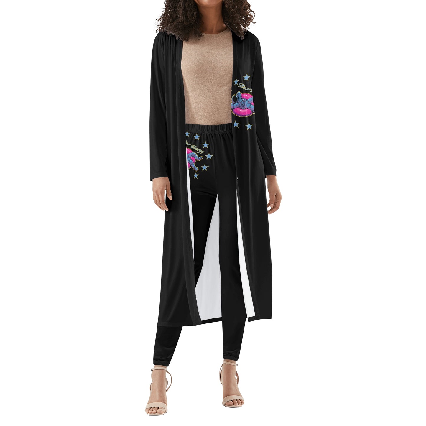 Star Energy 2.0 Womens Long Sleeve Cardigan and Leggings 2pcs