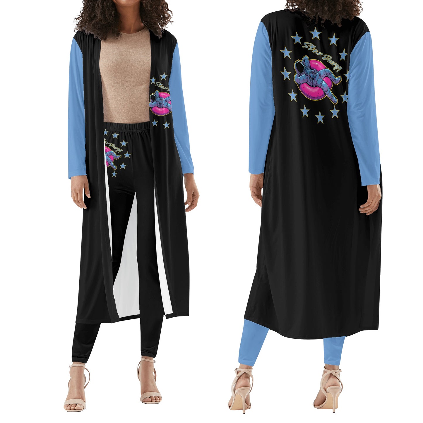 Star Energy 2.0 Womens Long Sleeve Cardigan and Leggings 2pcs