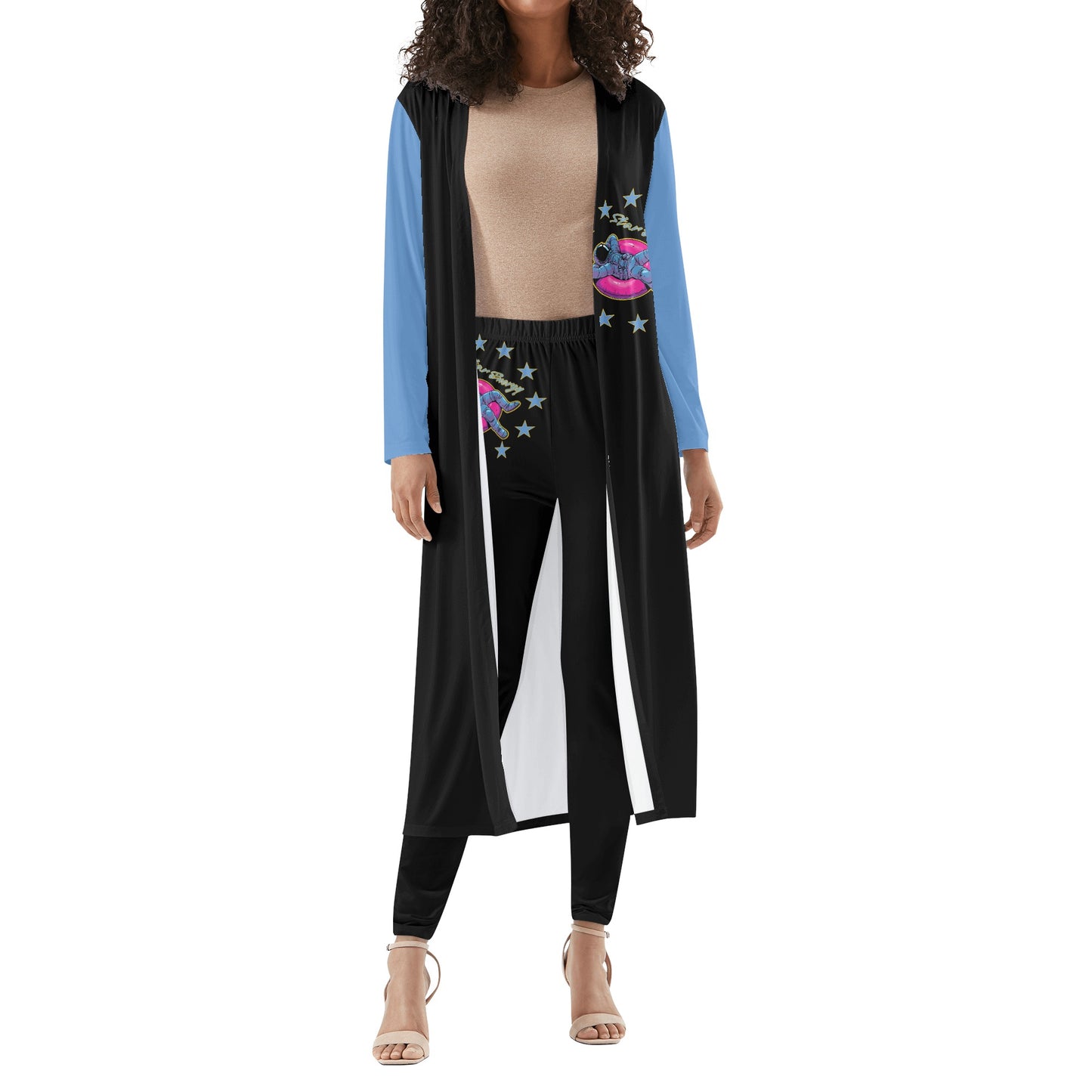 Star Energy 2.0 Womens Long Sleeve Cardigan and Leggings 2pcs