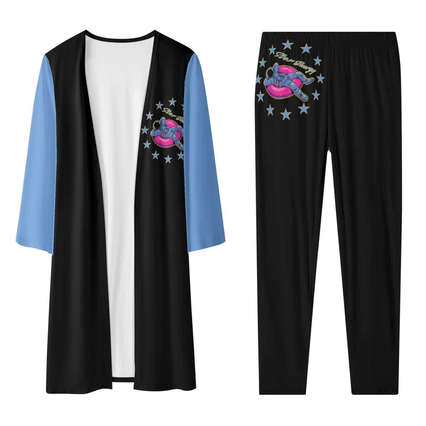 Star Energy 2.0 Womens Long Sleeve Cardigan and Leggings 2pcs