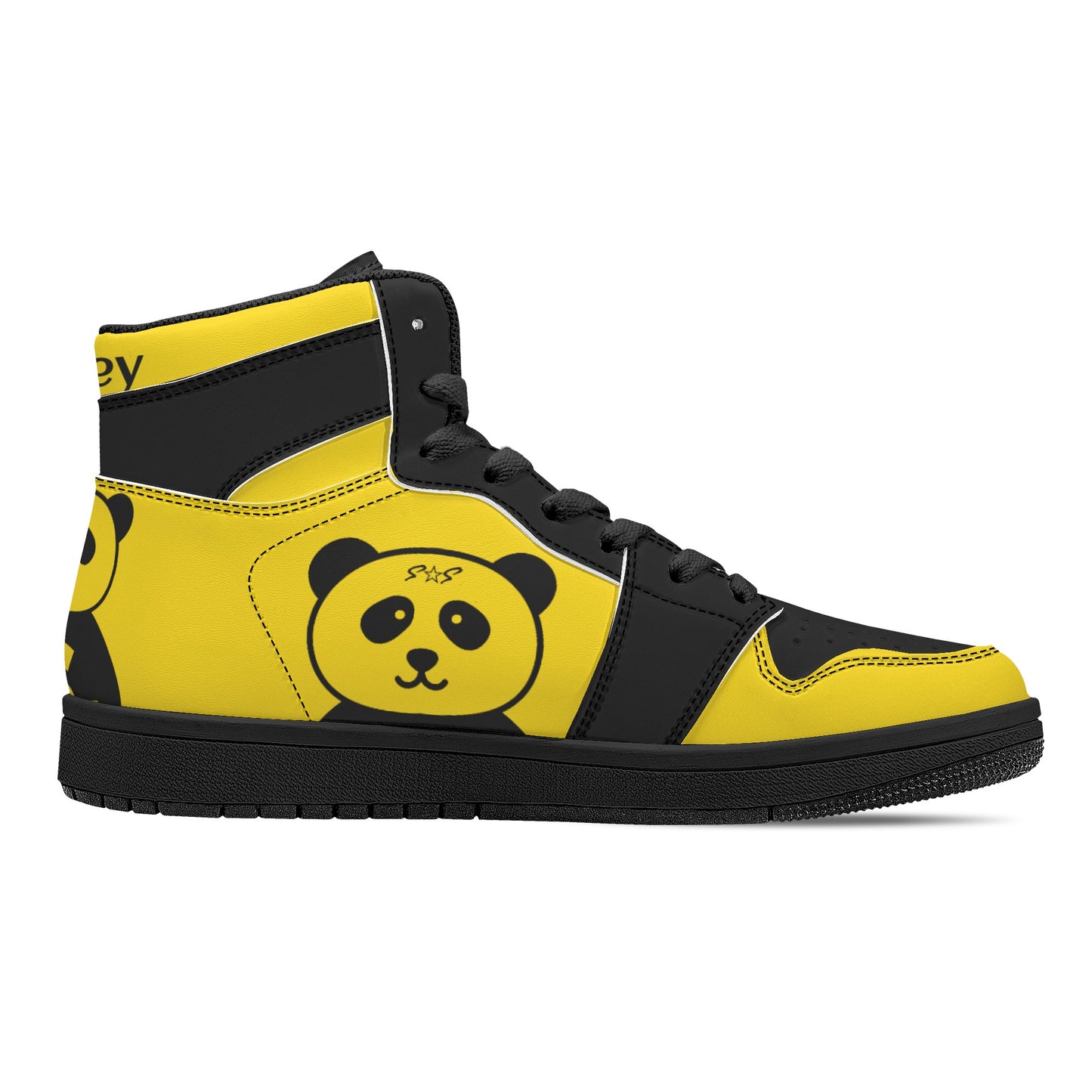 Trap Star Valley 1.0 Pandas Mens Black High Top Star Kicks