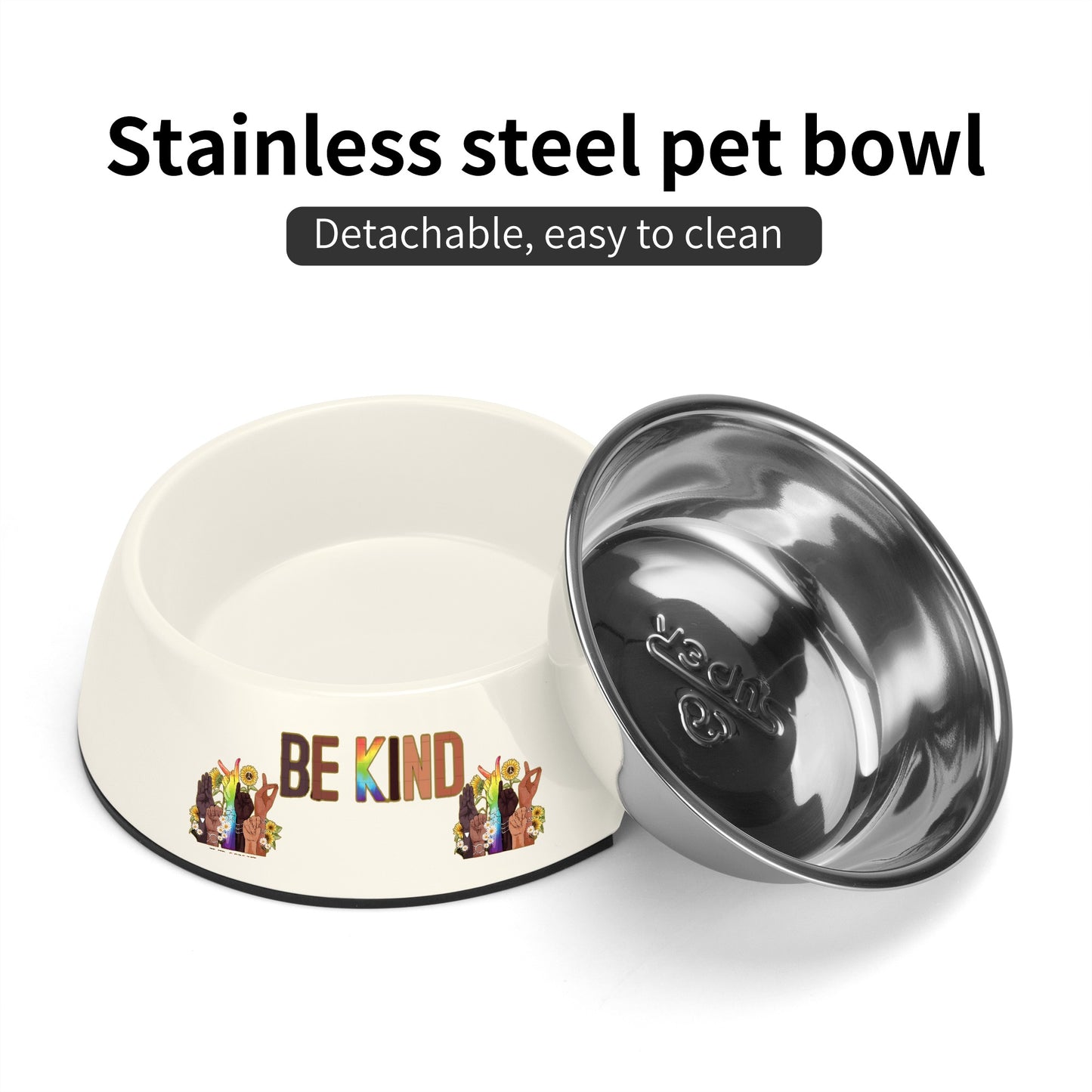 Be Kind (Pride Edition) Pet Food Bowl