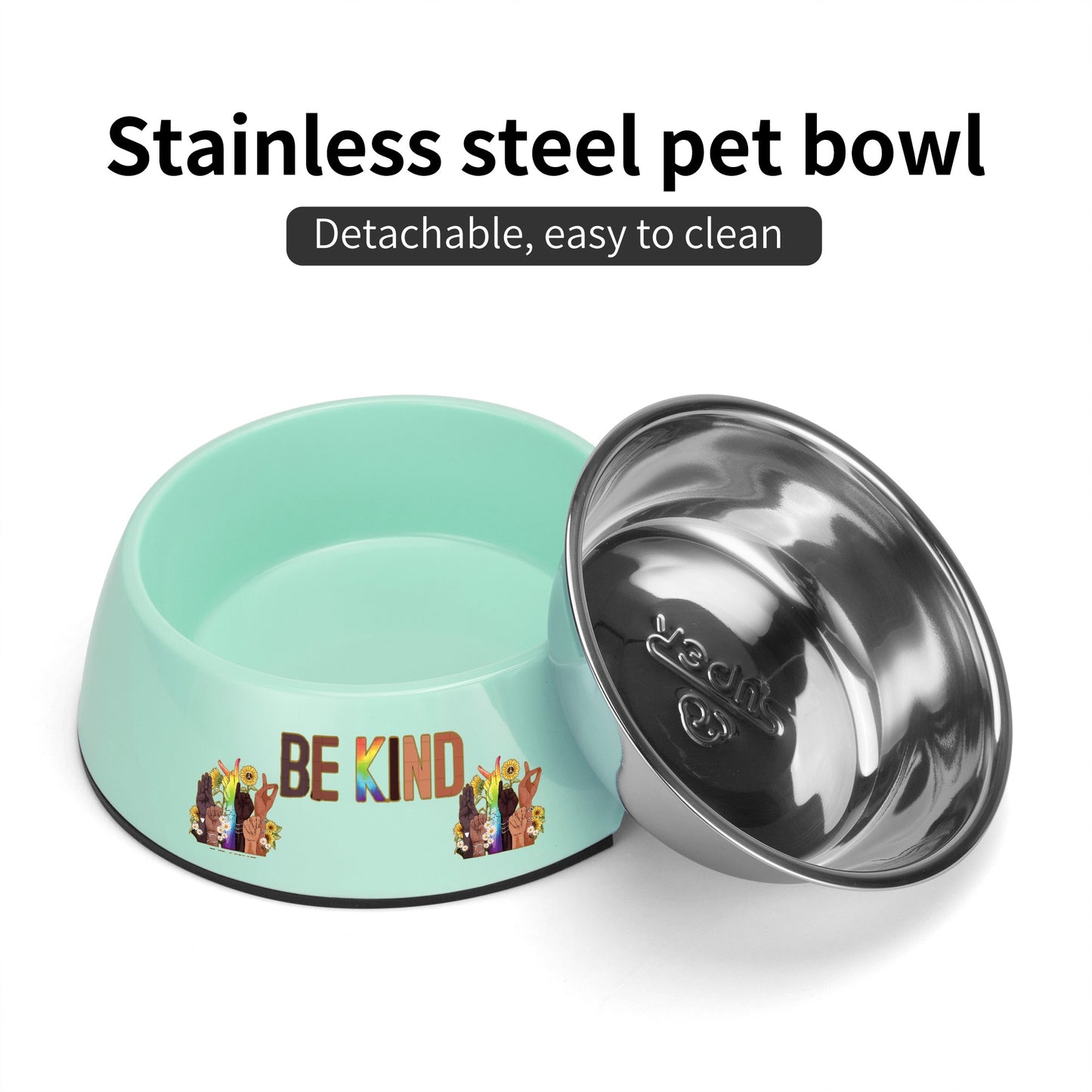 Be Kind (Pride Edition) Pet Food Bowl