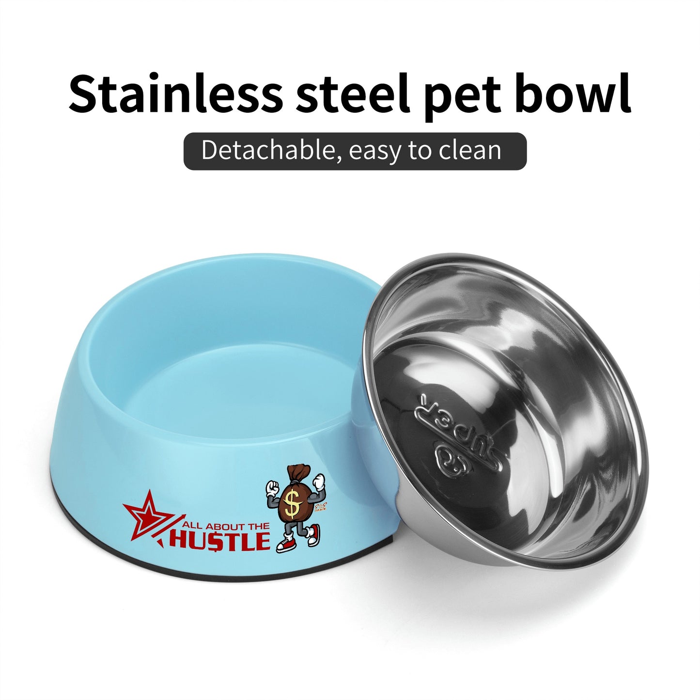 T.T.D (Ten Toes Down) Pet Food Bowl