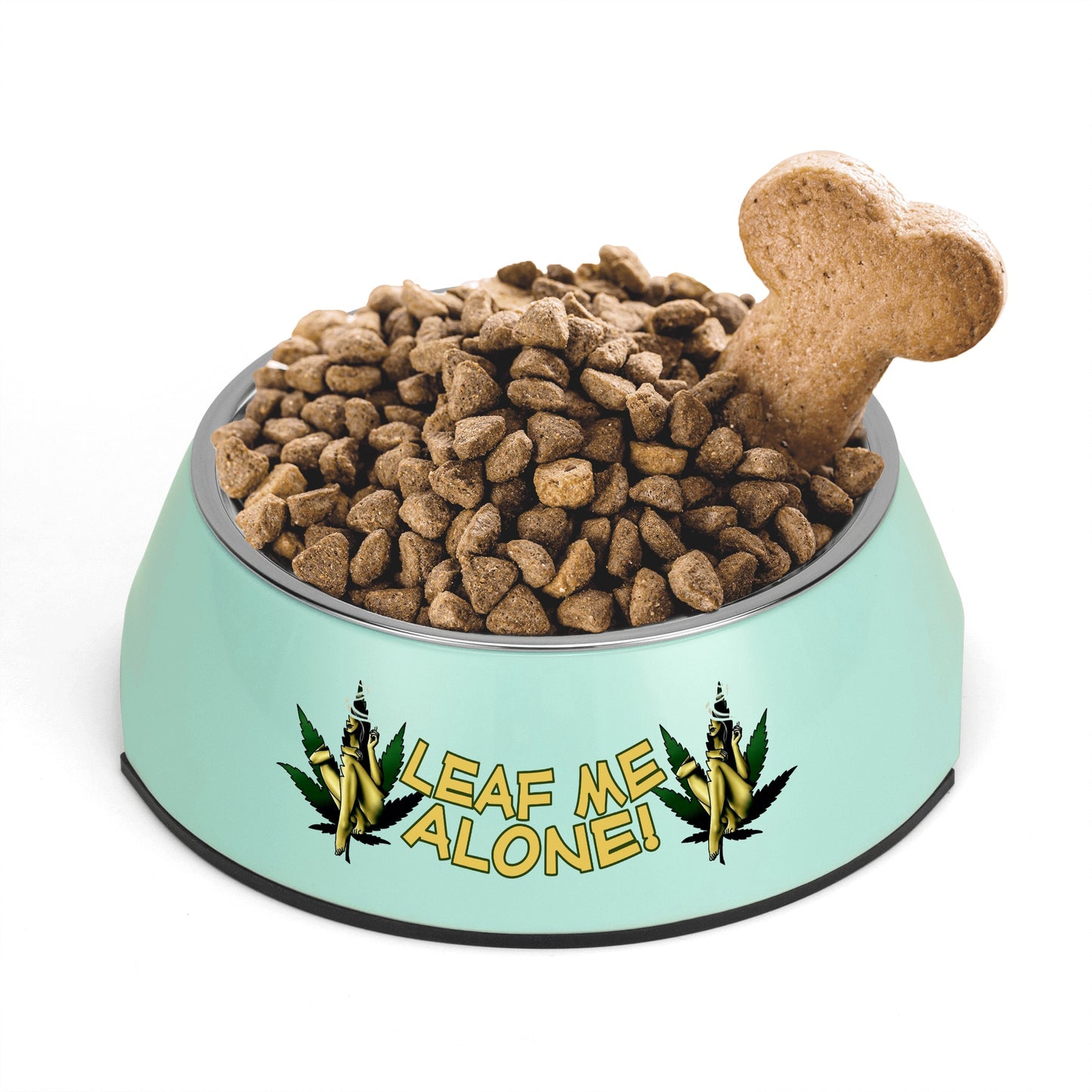 Leaf Me Alone 420 Edition 4.0 Pet Food Bowl