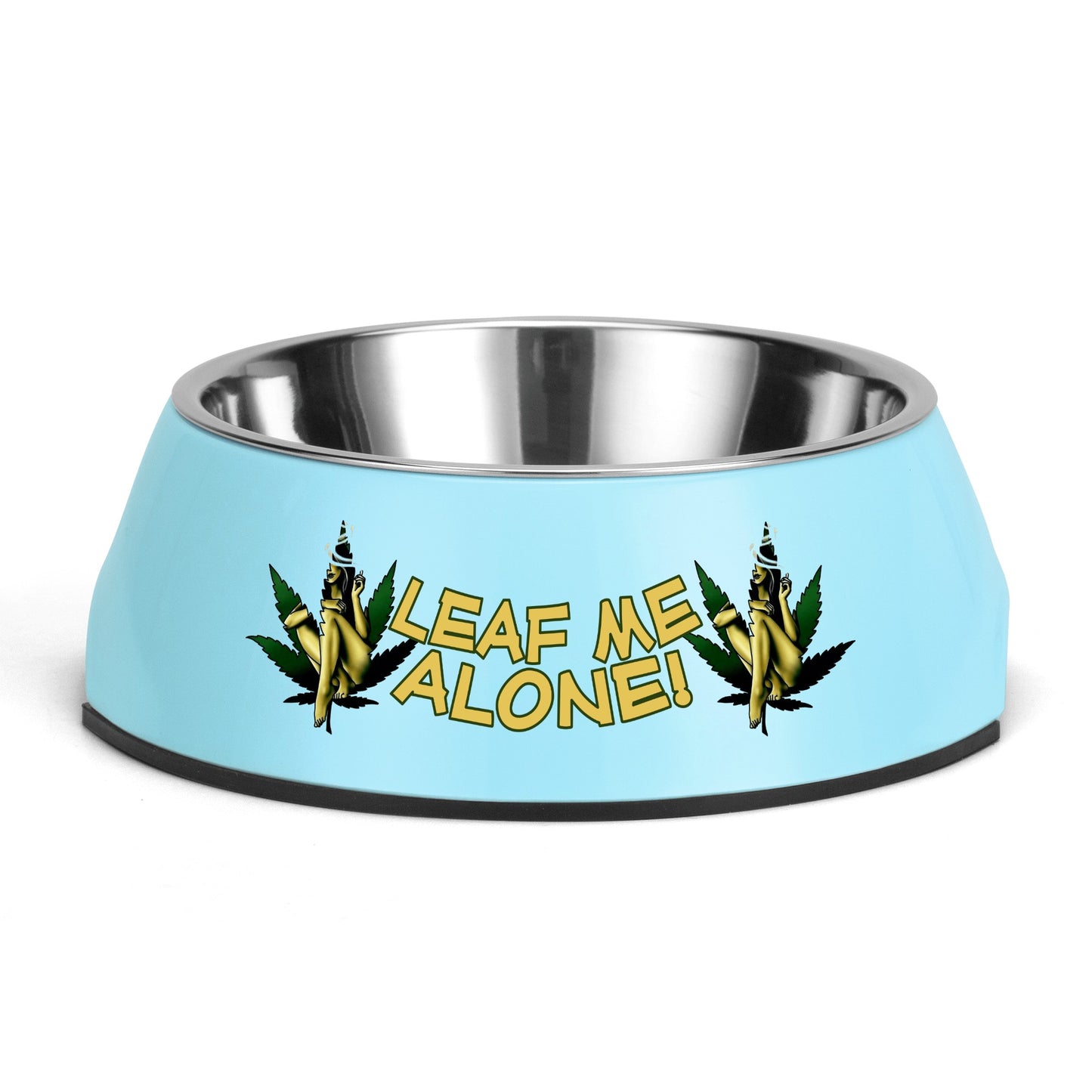 Leaf Me Alone 420 Edition 4.0 Pet Food Bowl