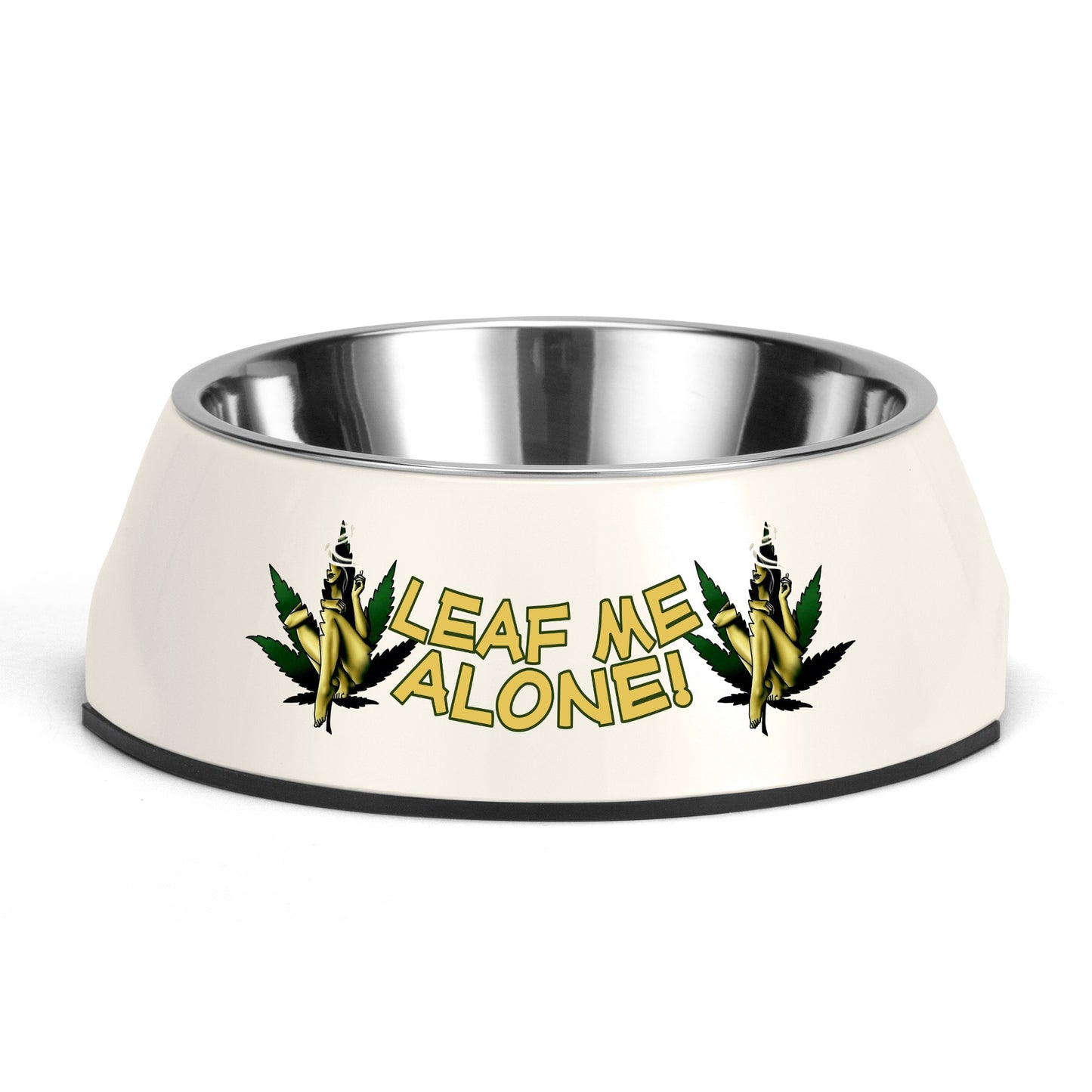 Leaf Me Alone 420 Edition 4.0 Pet Food Bowl